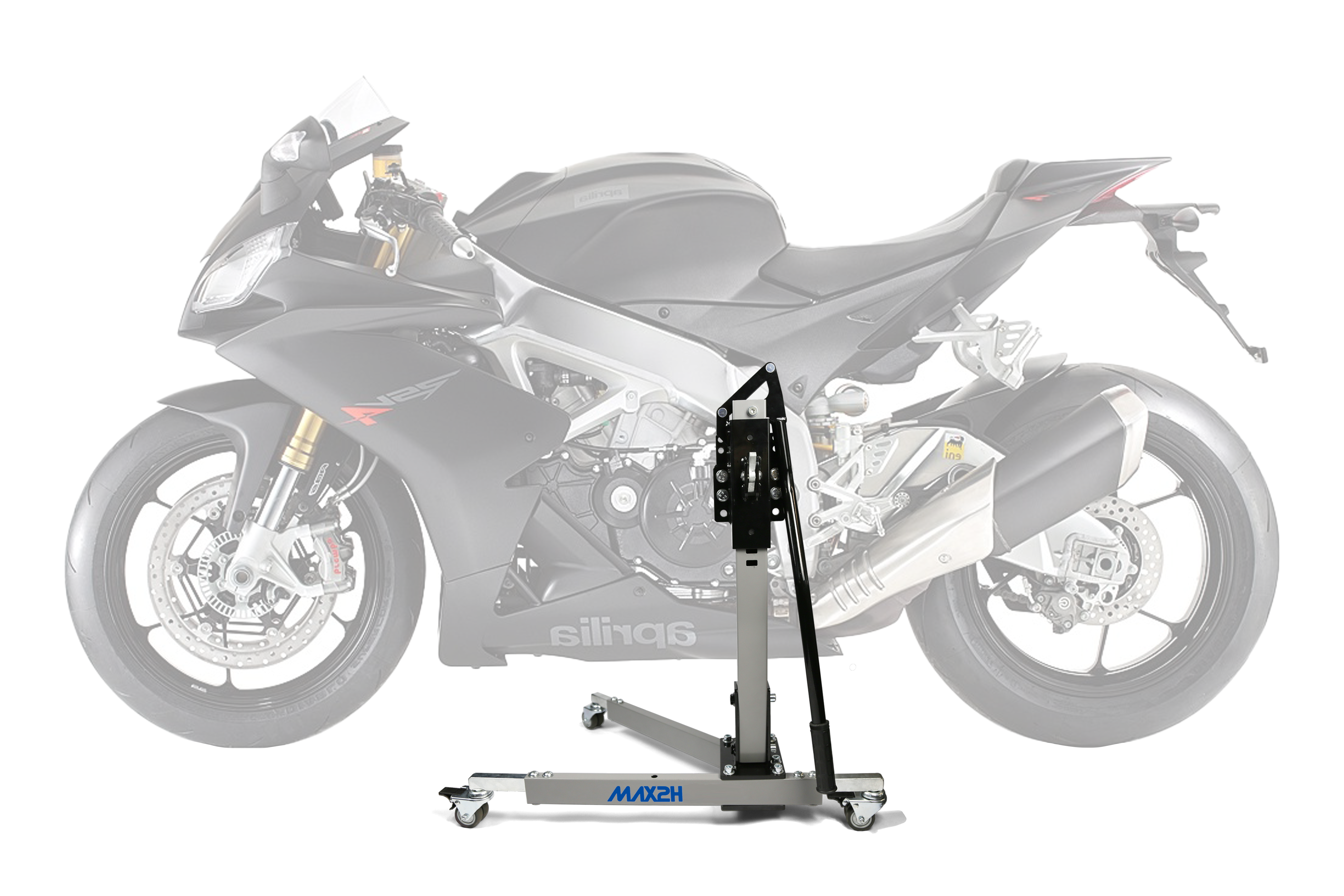 MAX2H Zentralständer EVOLIFT für APRILIA RSV4 R (APRC/ABS) (2013 - 2014) - grau