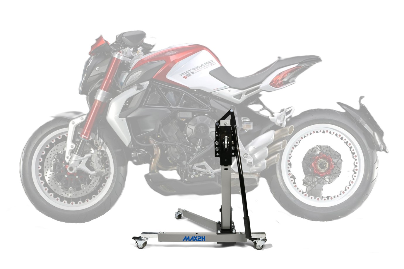 MAX2H® Zentralständer für MV Agusta BRUTALE 800 RR (2016 - ) - grau