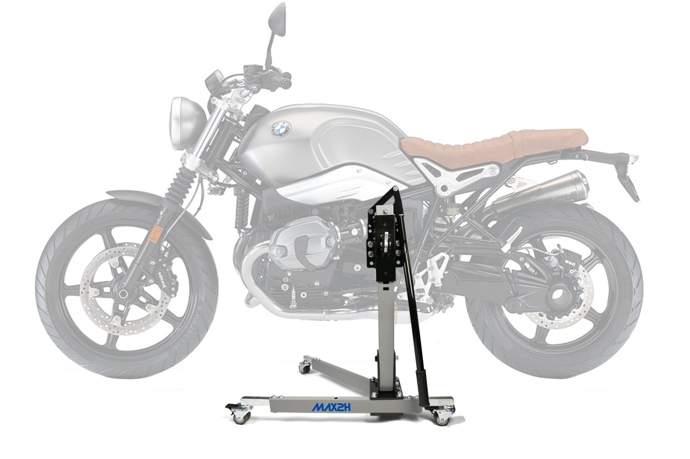 MAX2H Zentralständer EVOLIFT für BMW R NINET SCRAMBLER (EURO 4) (2016 - 2020) - grau