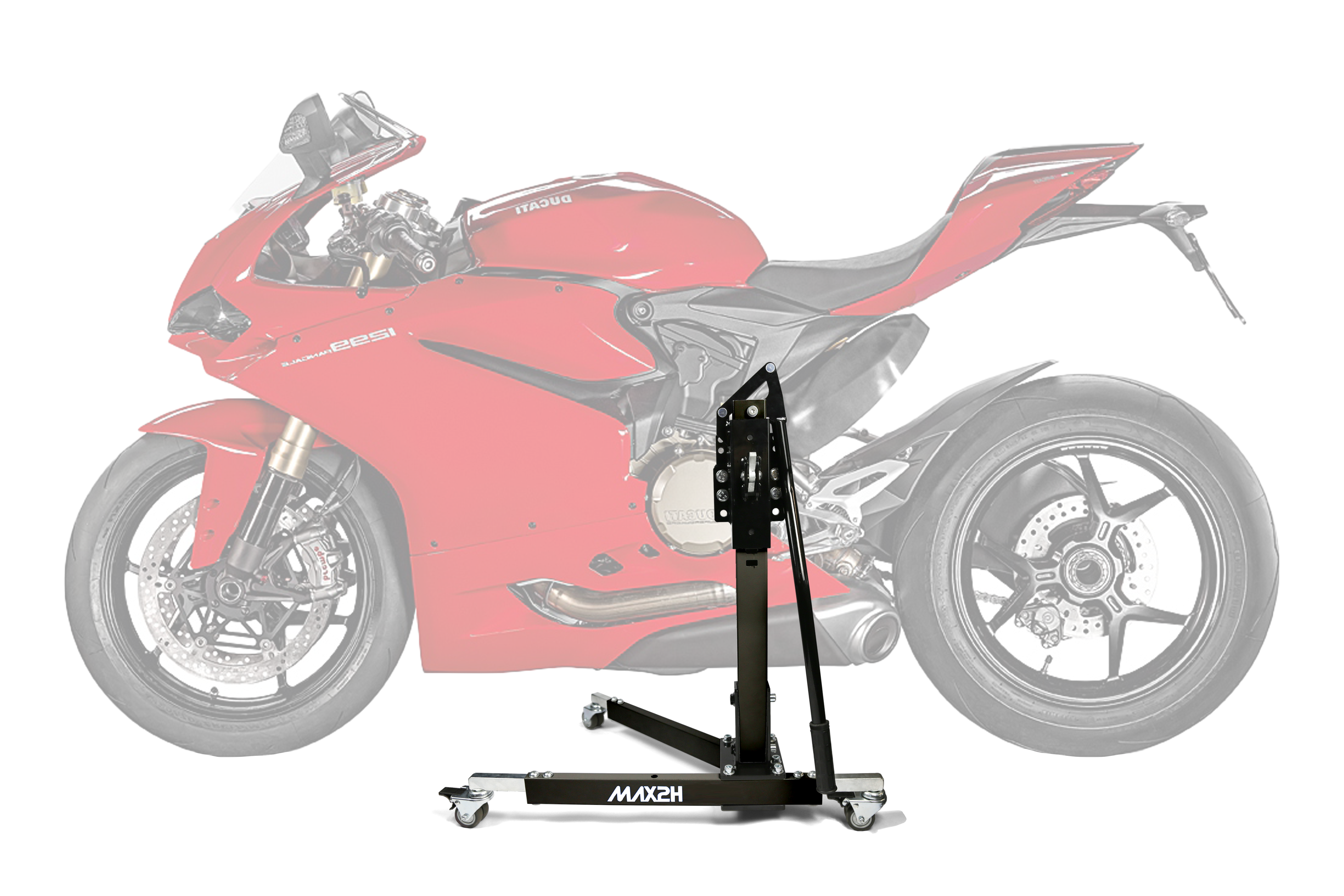 MAX2H® Zentralständer für DUCATI PANIGALE 1299 (EURO 3) (2015 - 2017) - schwarz