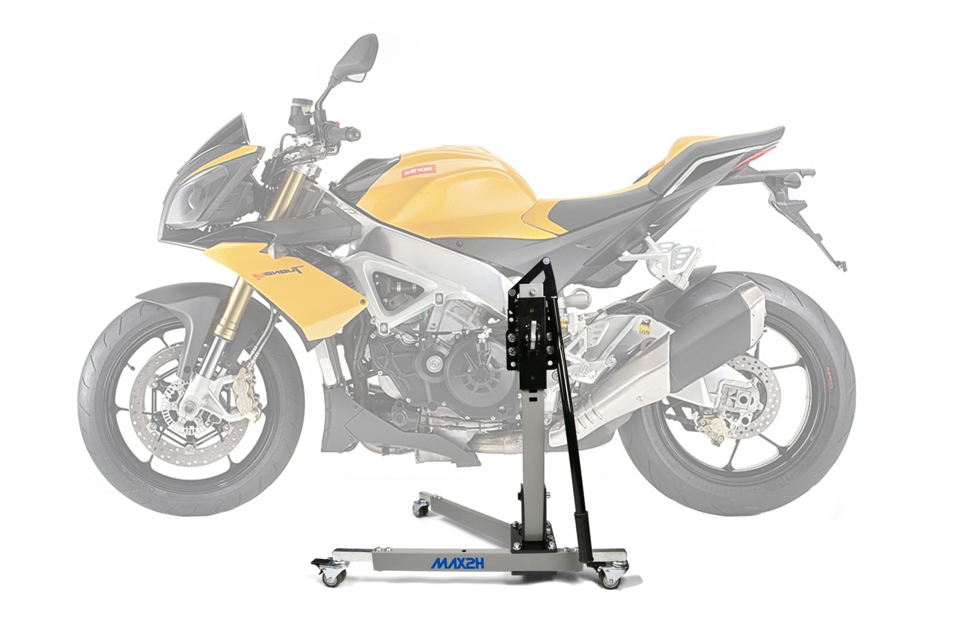 MAX2H Zentralständer EVOLIFT für APRILIA TUONO V4R (2011 - 2014) - grau