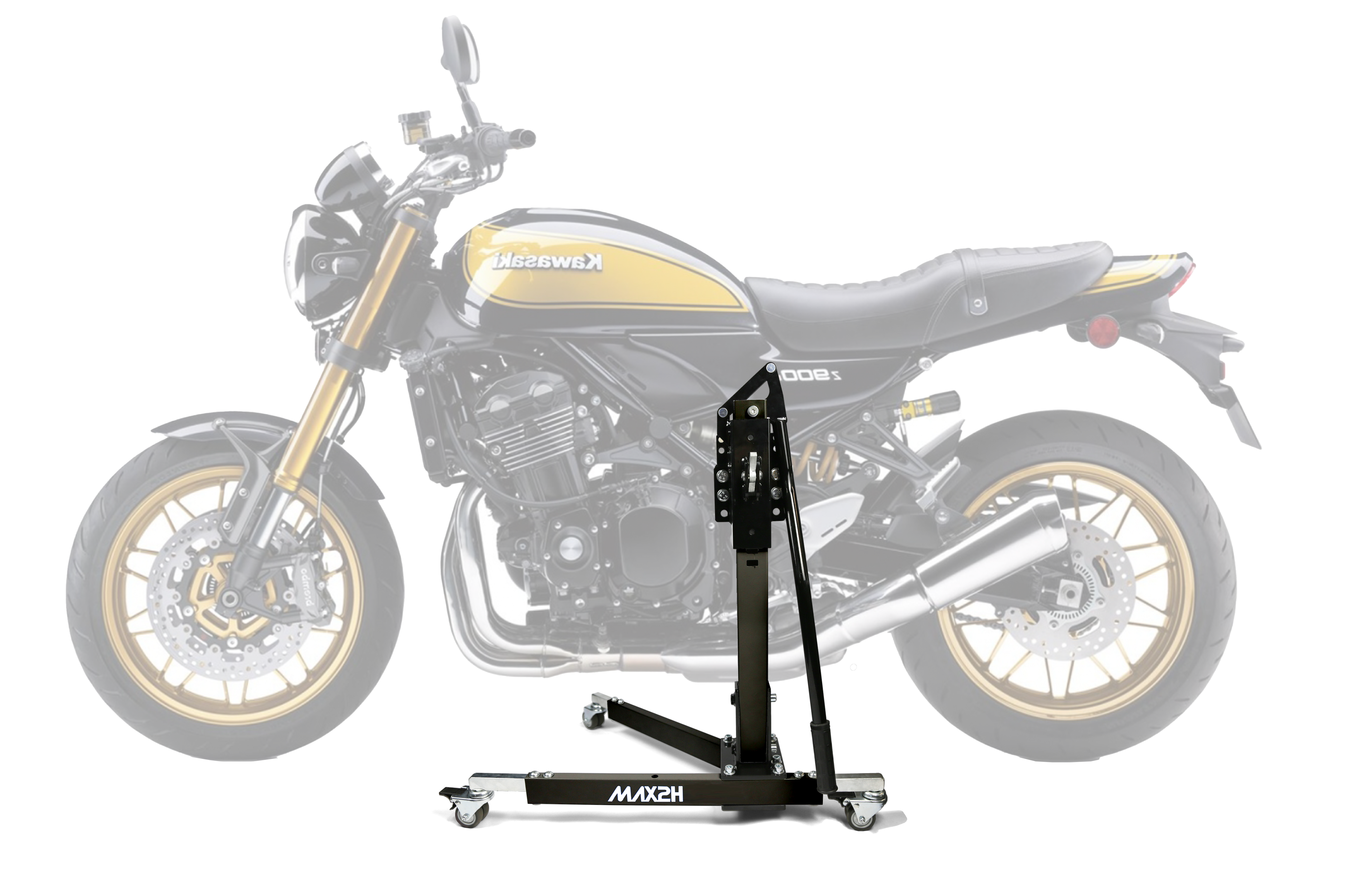 MAX2H® Zentralständer für KAWASAKI Z 900 RS SE (EURO 5) (2022 - ) - schwarz