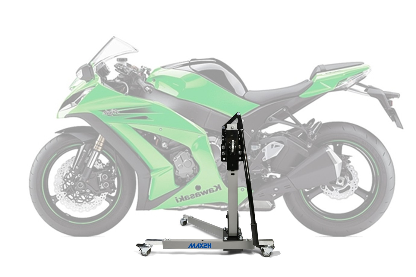 MAX2H Zentralständer EVOLIFT für KAWASAKI ZX-10R NINJA / ABS (2011 - 2015) - grau