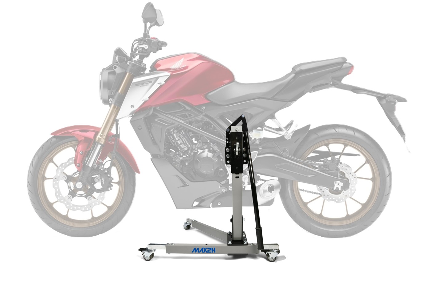 MAX2H Zentralständer EVOLIFT für HONDA CB 125 R NEO SPORTS CAFÉ (EURO 5) (2021 - ) - grau
