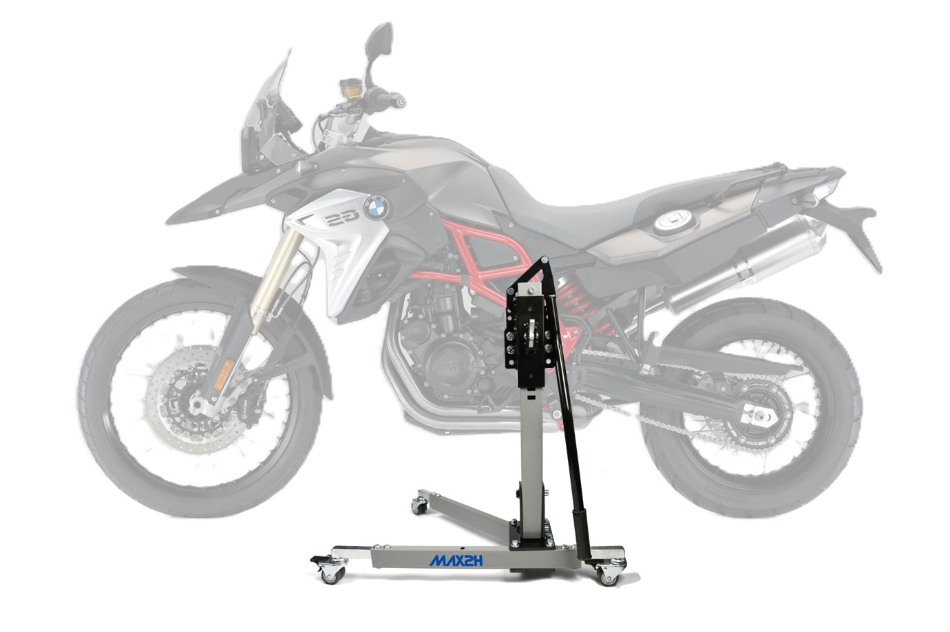 MAX2H® Zentralständer für BMW F 800 GS (EURO 4) (2016 - 2017) - grau
