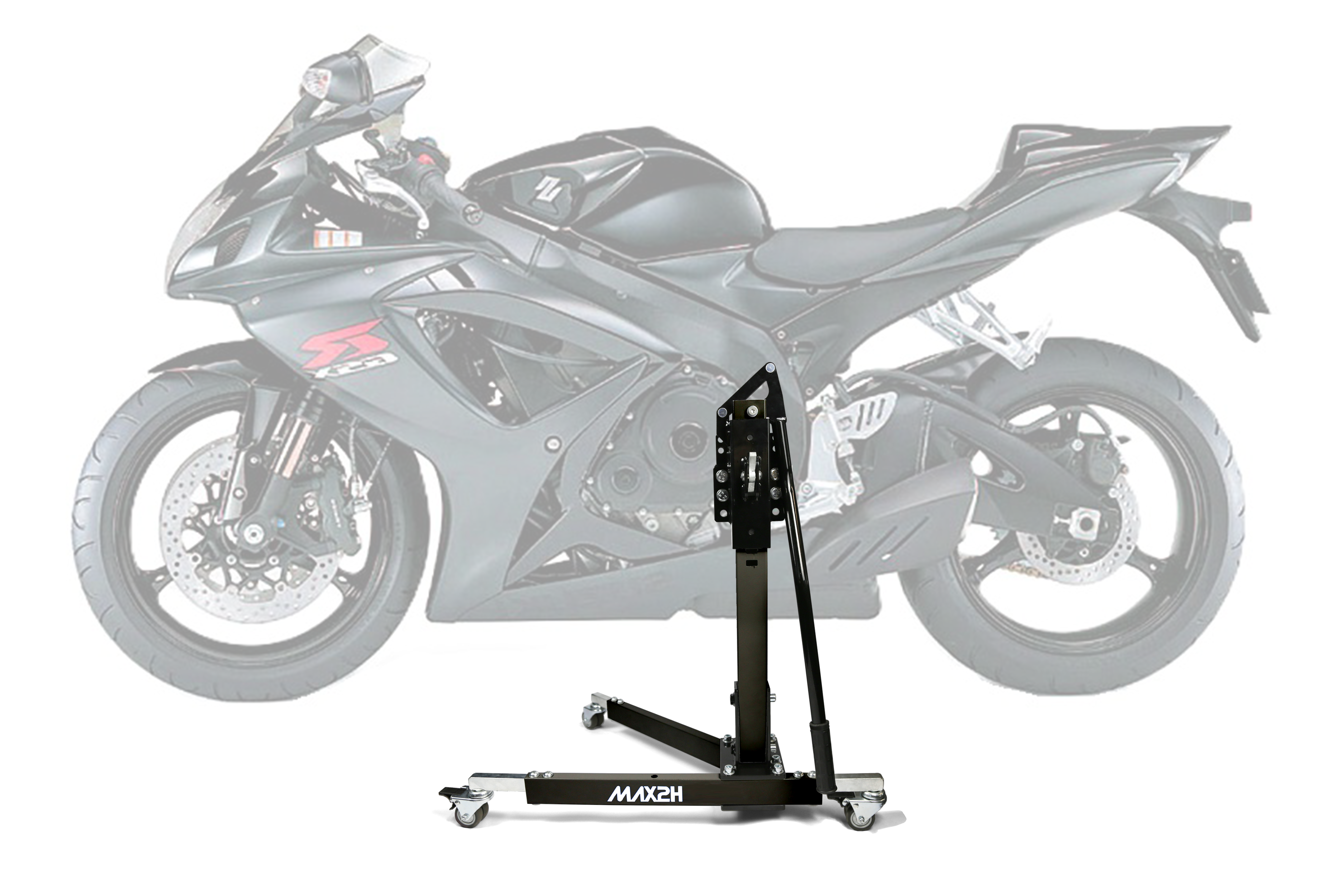 MAX2H® Zentralständer für SUZUKI GSX-R 750 K6/K7 (2006 - 2007) - schwarz