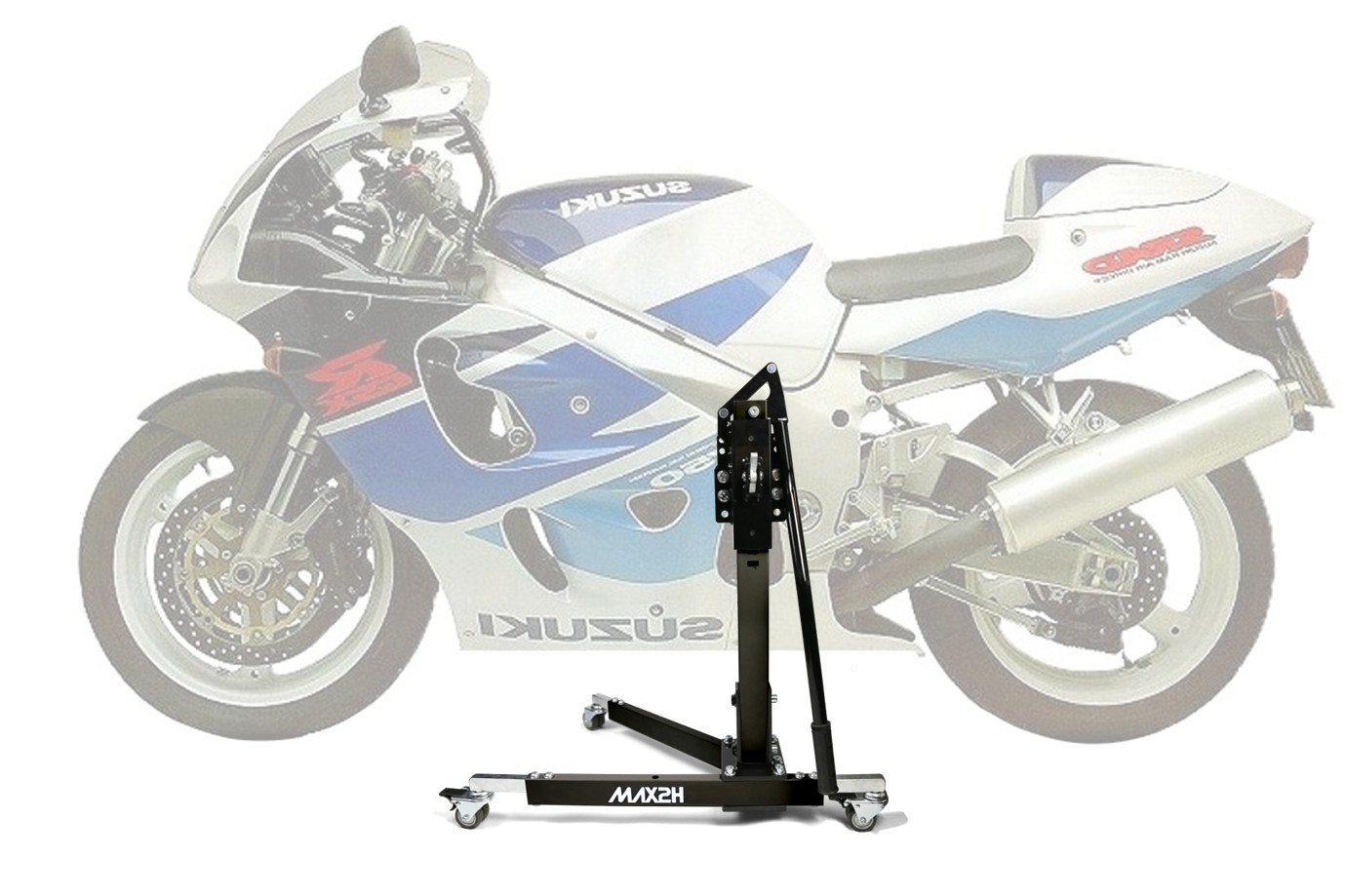 MAX2H® Zentralständer für SUZUKI GSX-R 750 INJECTION (1998 - 1999) - schwarz
