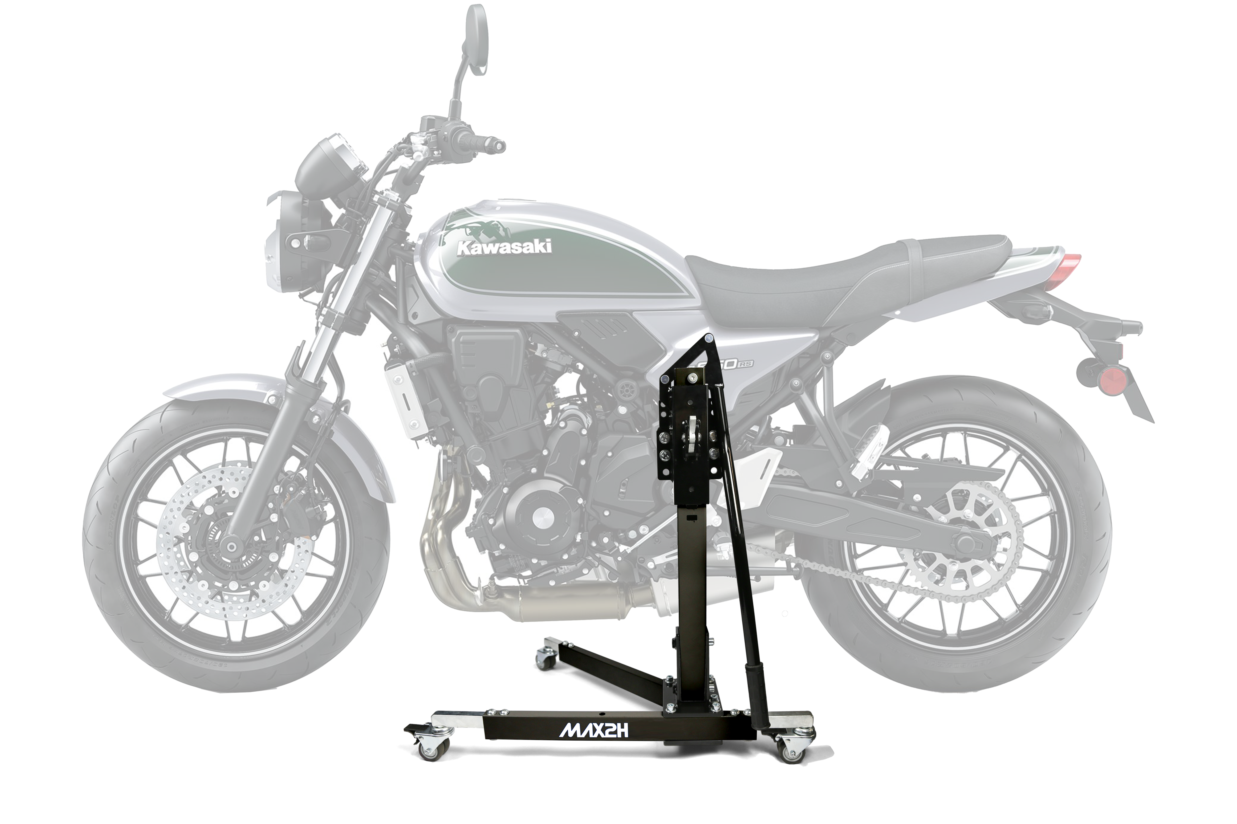 MAX2H® Zentralständer für KAWASAKI Z 650 RS (Euro 5+) (2024 - ) - schwarz