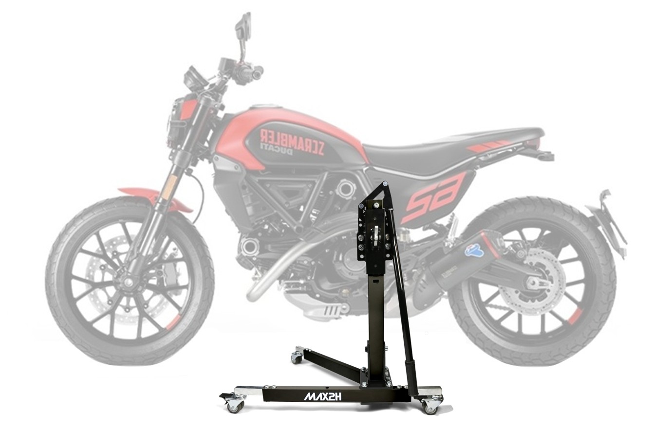 MAX2H® Zentralständer für DUCATI SCRAMBLER FULL THROTTLE (2023 -) - schwarz