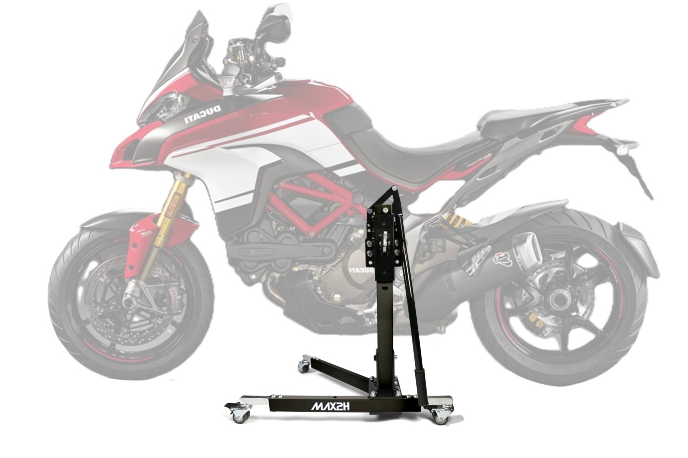 MAX2H® Zentralständer für DUCATI MULTISTRADA 1200 PIKES PEAK (2016 - 2017) - schwarz