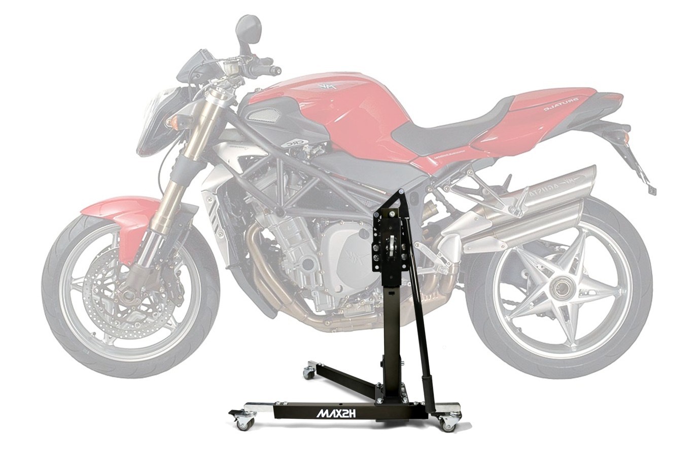MAX2H® Zentralständer für MV Agusta BRUTALE 910 S (2005 - 2007) - schwarz