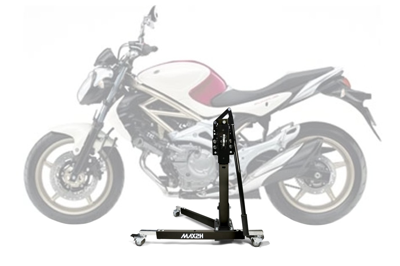 MAX2H Zentralständer EVOLIFT für SUZUKI GLADIUS SFV 650 / ABS (2009 - 2015) - schwarz