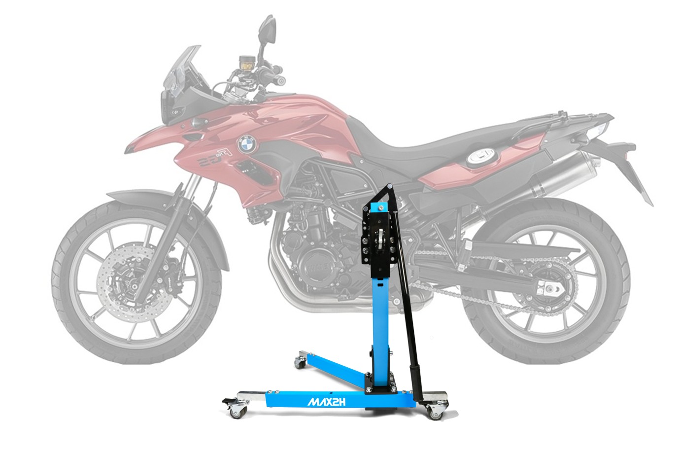 MAX2H® Zentralständer für BMW F 700 GS (2012 - 2016) - blau