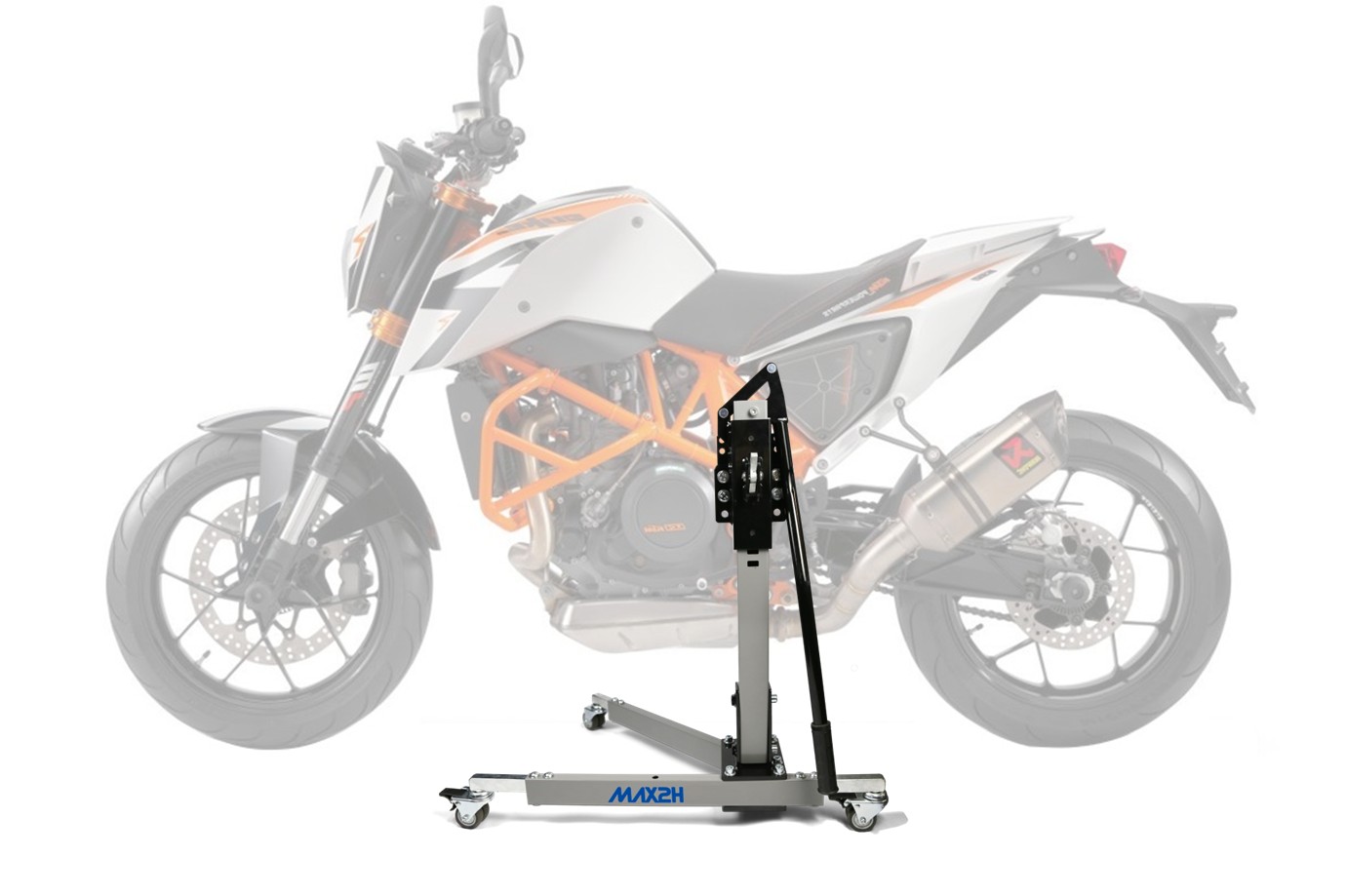MAX2H Zentralständer EVOLIFT für KTM 690 DUKE R (2013 - 2015) - grau