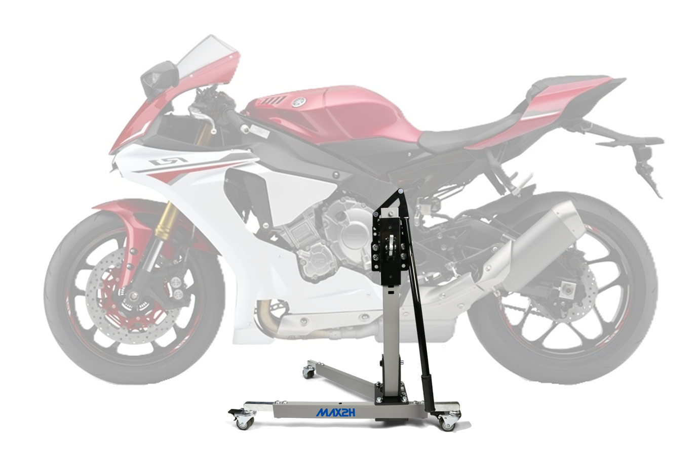 MAX2H® Zentralständer für YAMAHA YZF-R1 (EURO 4) (2017 - 2019) - grau