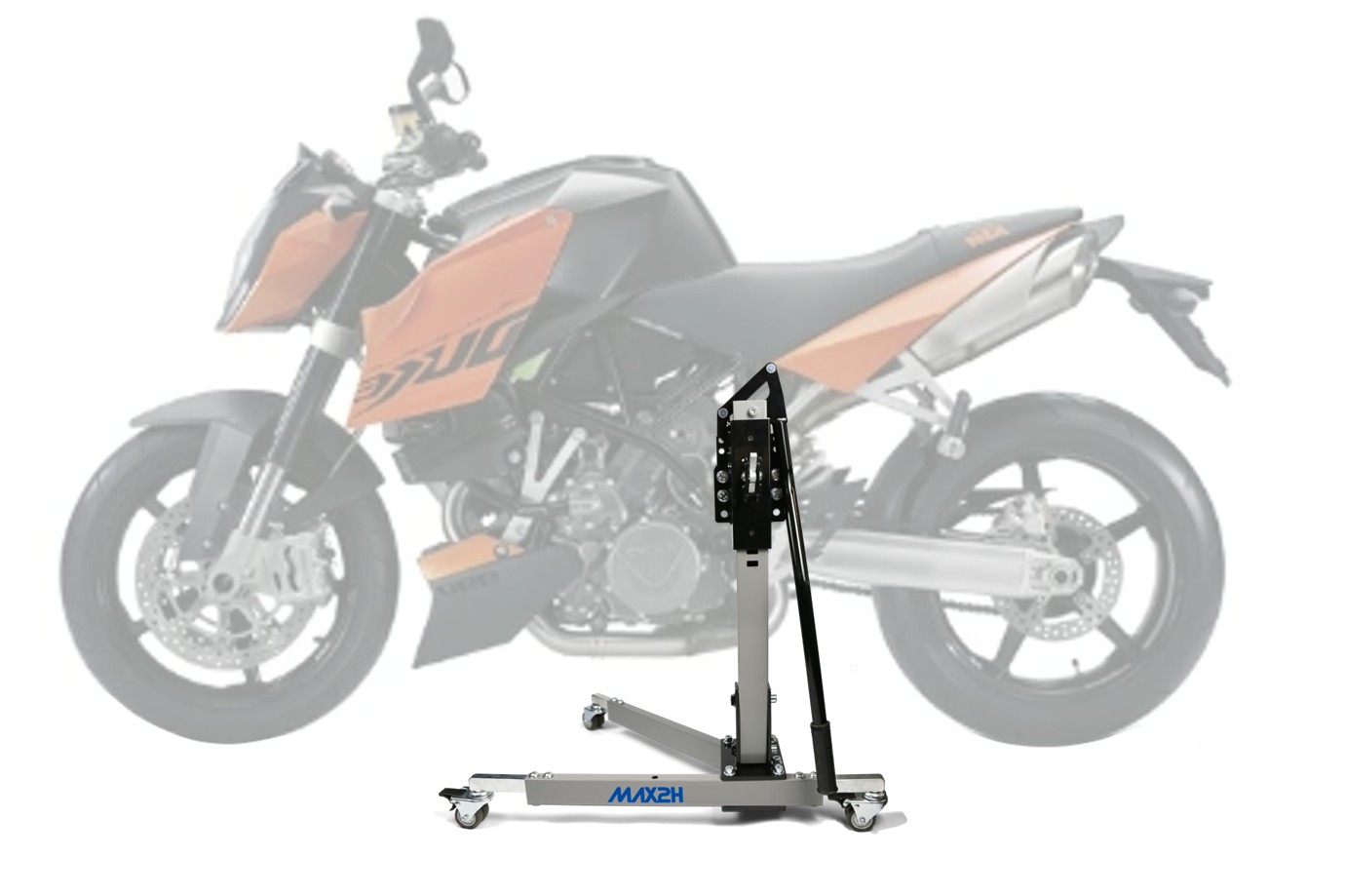 MAX2H® Zentralständer für KTM 990 SUPER DUKE (2007 - 2011) - grau