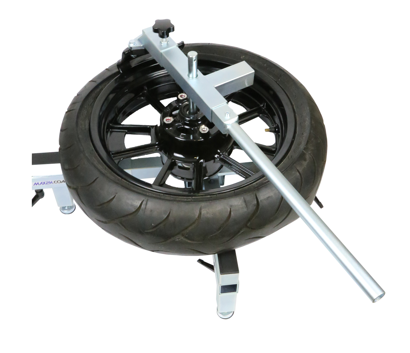 MAX2H® Reifenmontiergerät MG-2 mit Wuchtbock und Starterpaket (Klebegewicht schwarz)