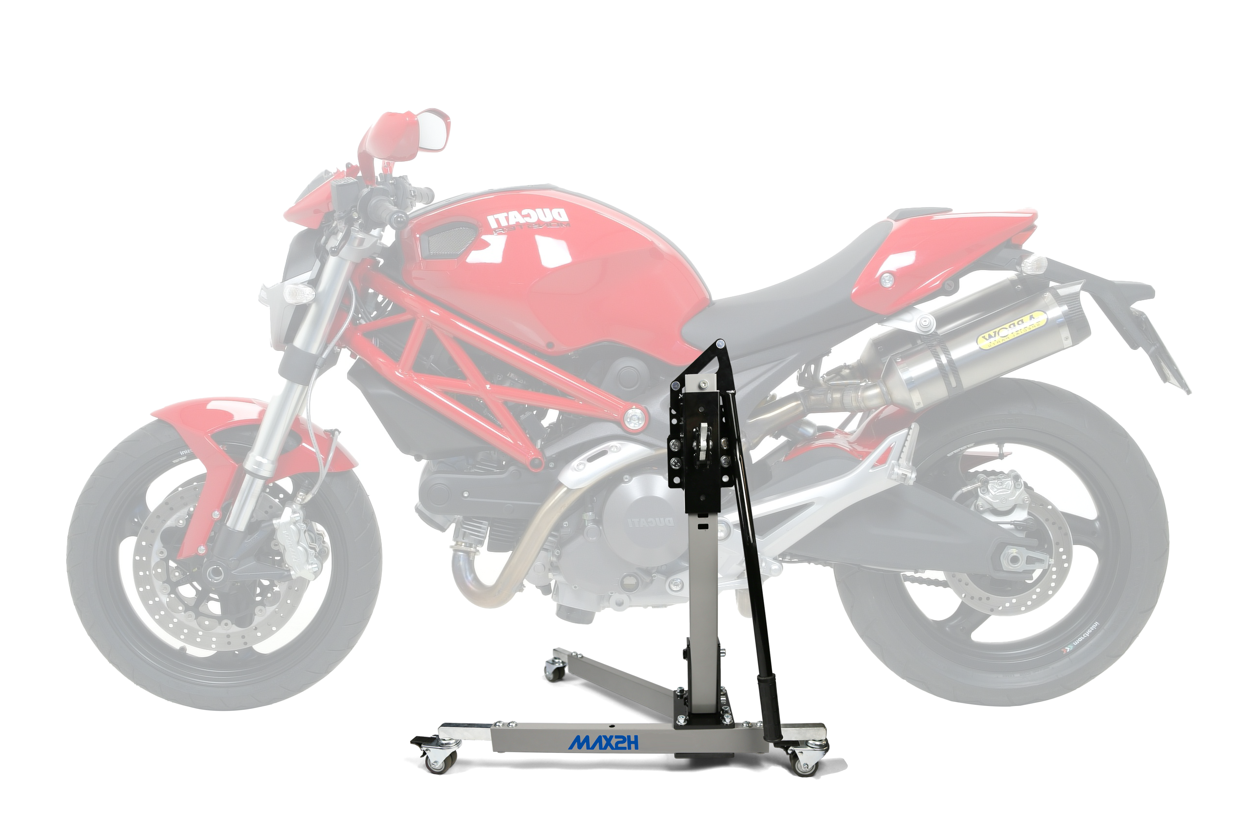 MAX2H Zentralständer EVOLIFT für DUCATI MONSTER 696 (2008 - 2014) - grau