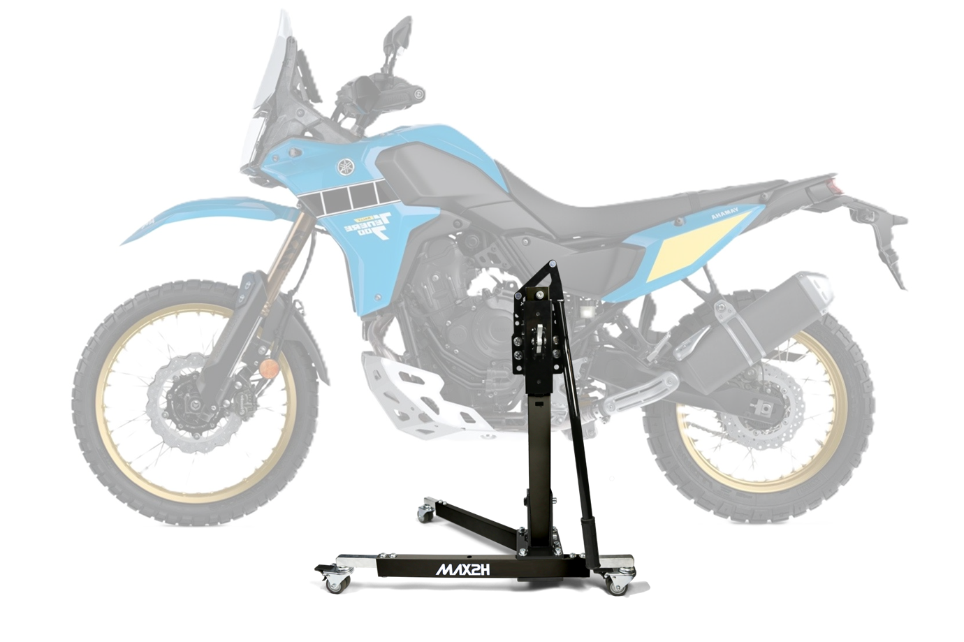 MAX2H® Zentralständer für YAMAHA TENERE 700 / RALLY EDITION (EURO 5) (2021 - 2022) - schwarz