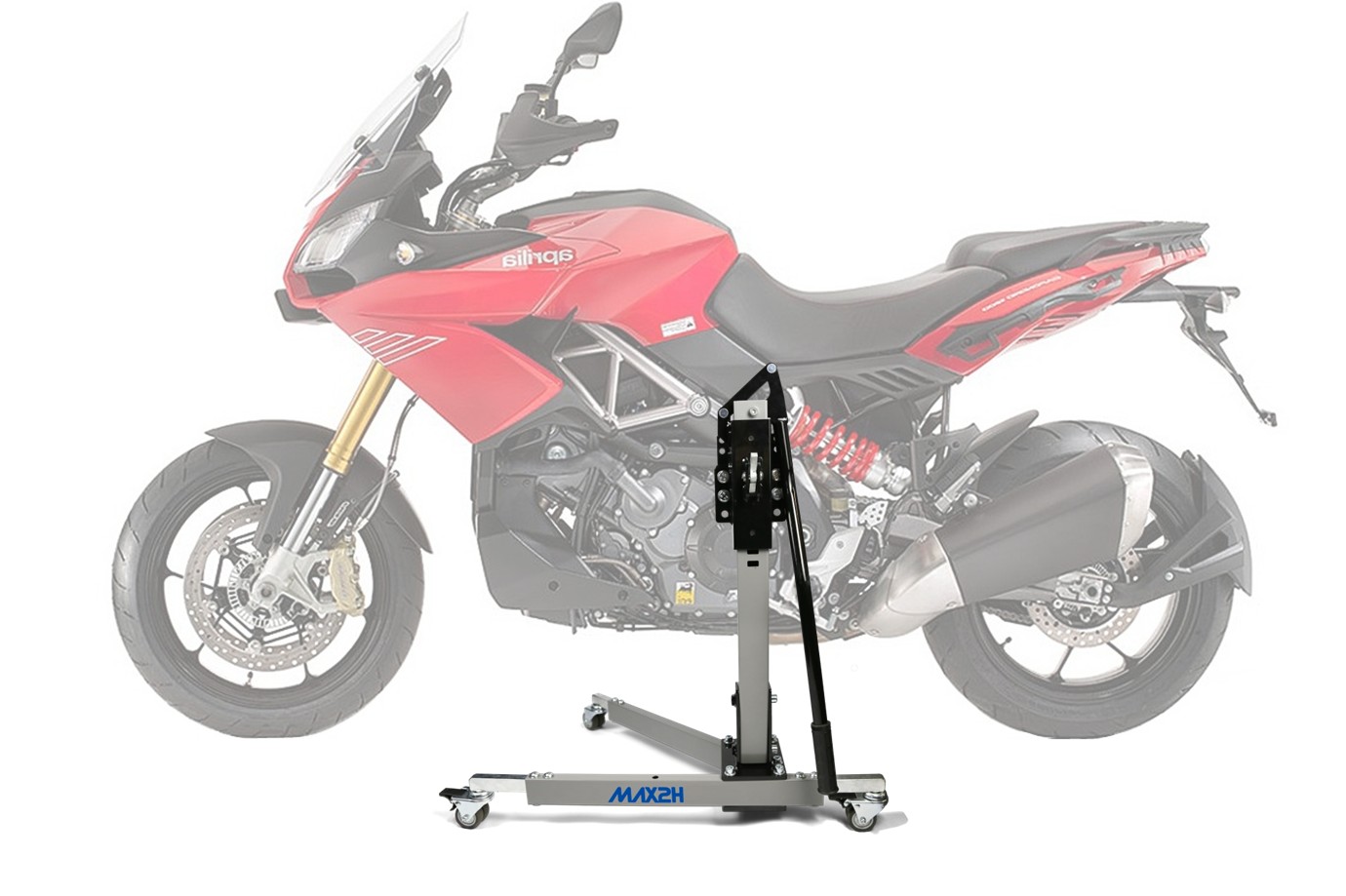 MAX2H Zentralständer EVOLIFT für APRILIA CAPONORD 1200 (EURO 3) (2013 - 2017) - grau