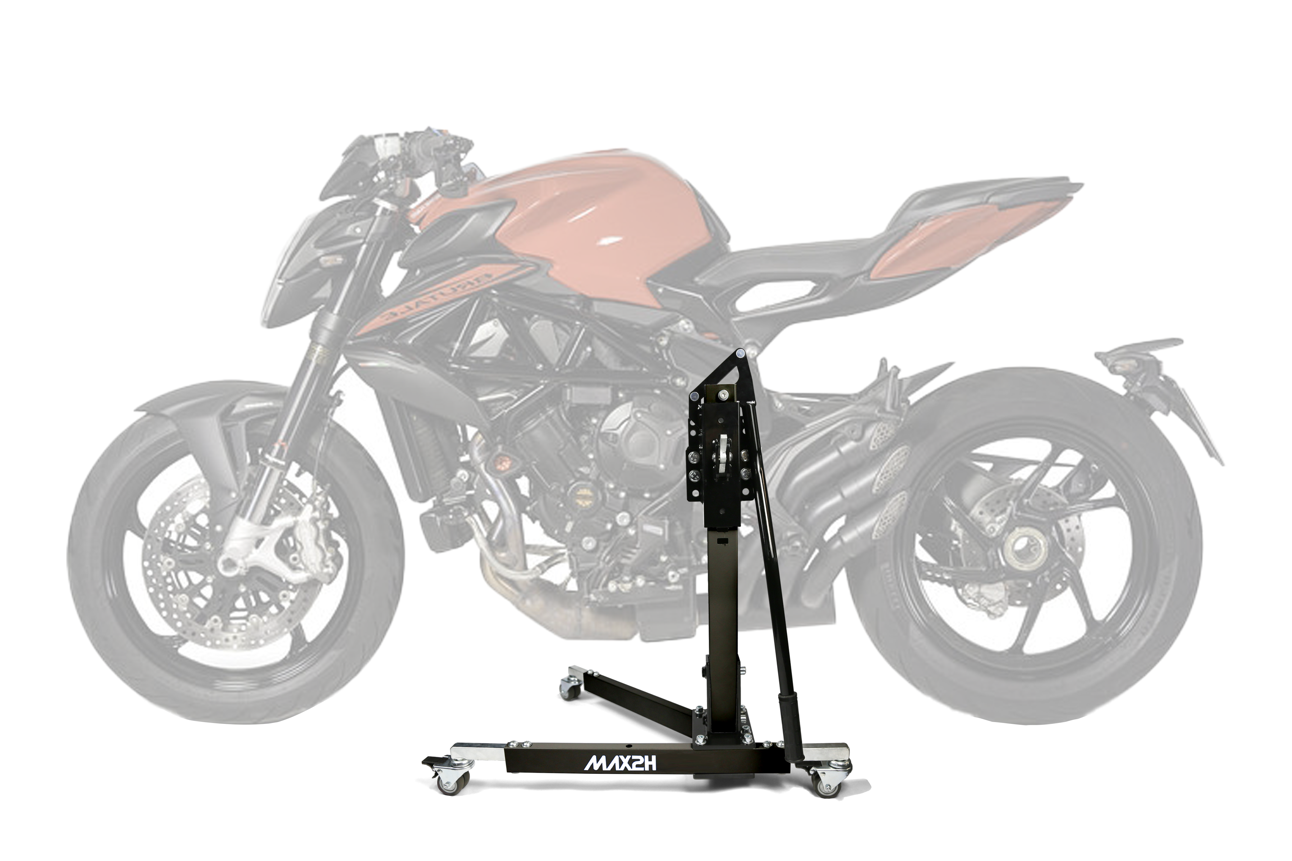 MAX2H® Zentralständer für MV Agusta BRUTALE 800 (2016 - ) - schwarz