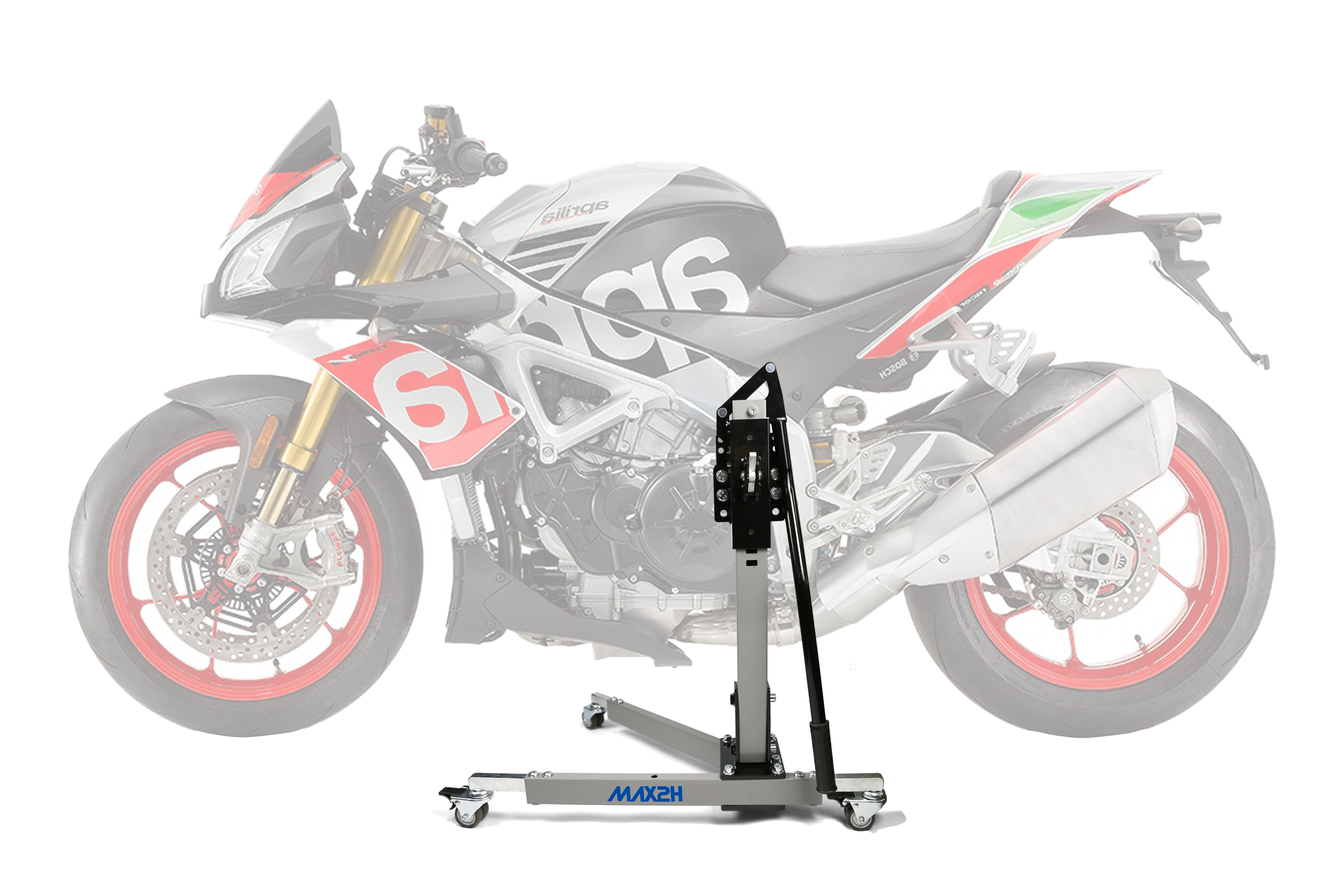 MAX2H Zentralständer EVOLIFT für APRILIA TUONO V4 1100 FACTORY (EURO 4) (2017 - 2018) - grau