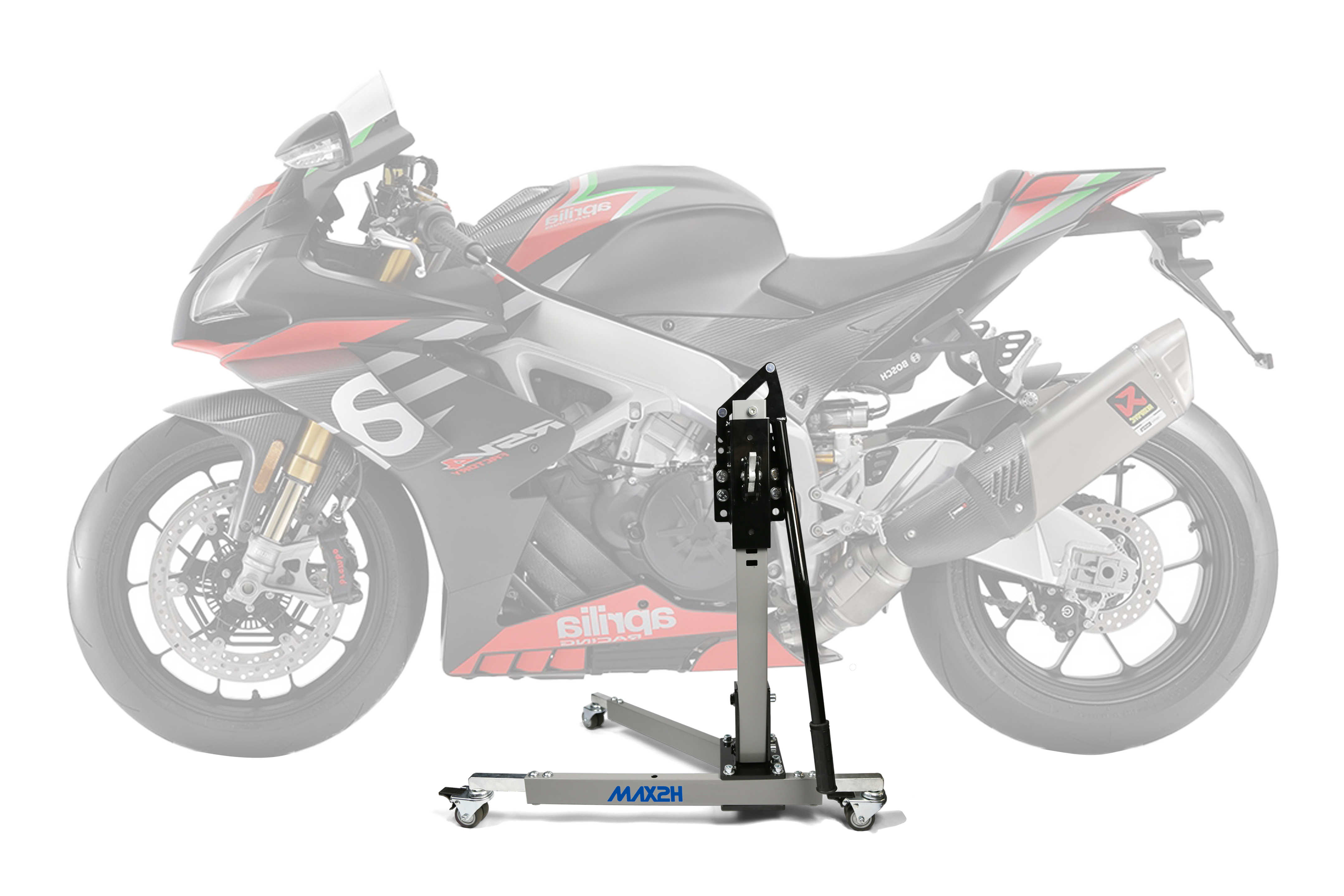 MAX2H® Zentralständer für APRILIA RSV4 1100 FACTORY (EURO 4) (2019 - 2020) - grau