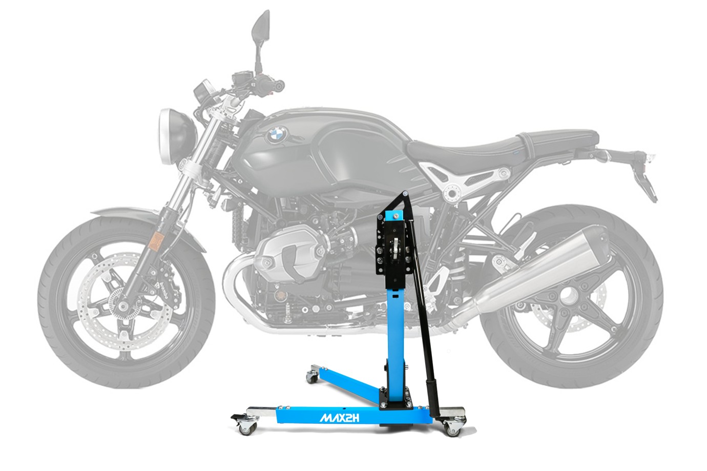 MAX2H® Zentralständer für BMW R NINET PURE (EURO 4) (2017 - 2020) - blau