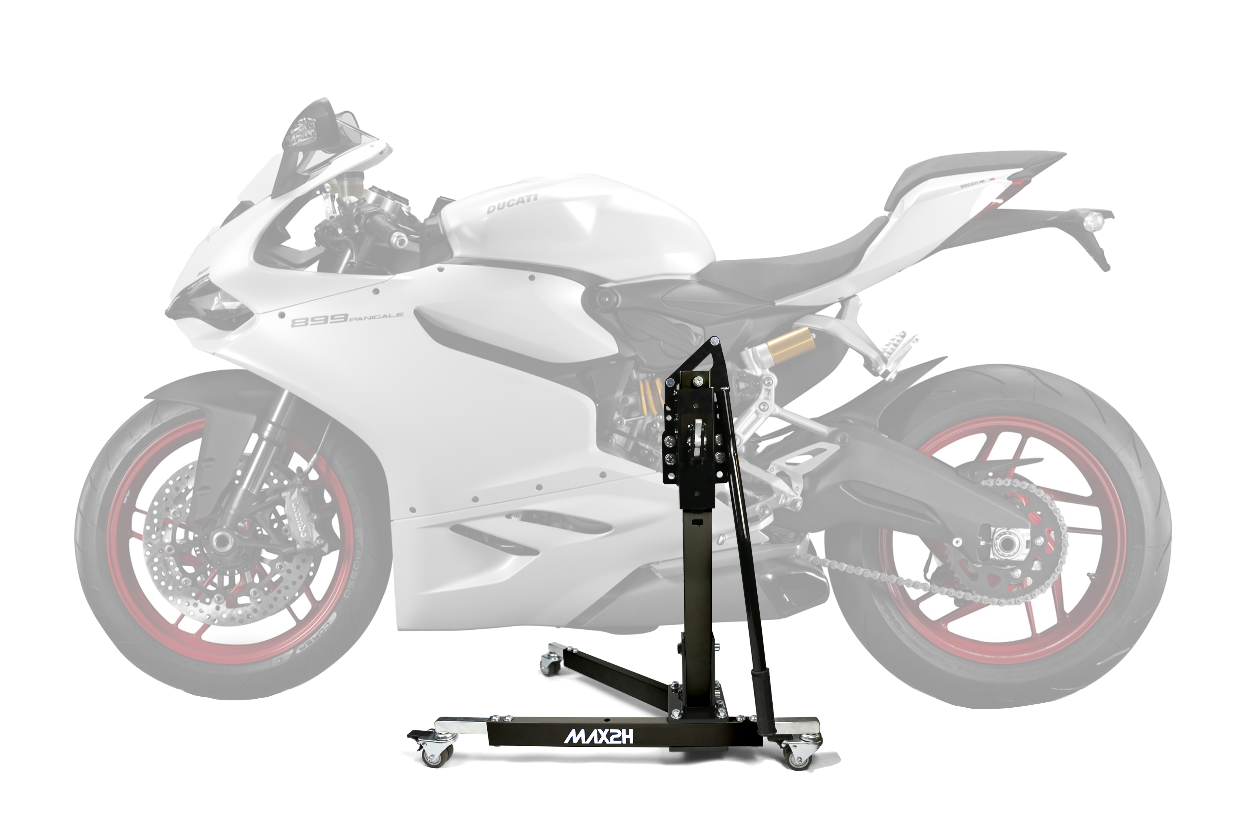 MAX2H® Zentralständer für DUCATI PANIGALE 899 (2014 - 2015) - schwarz