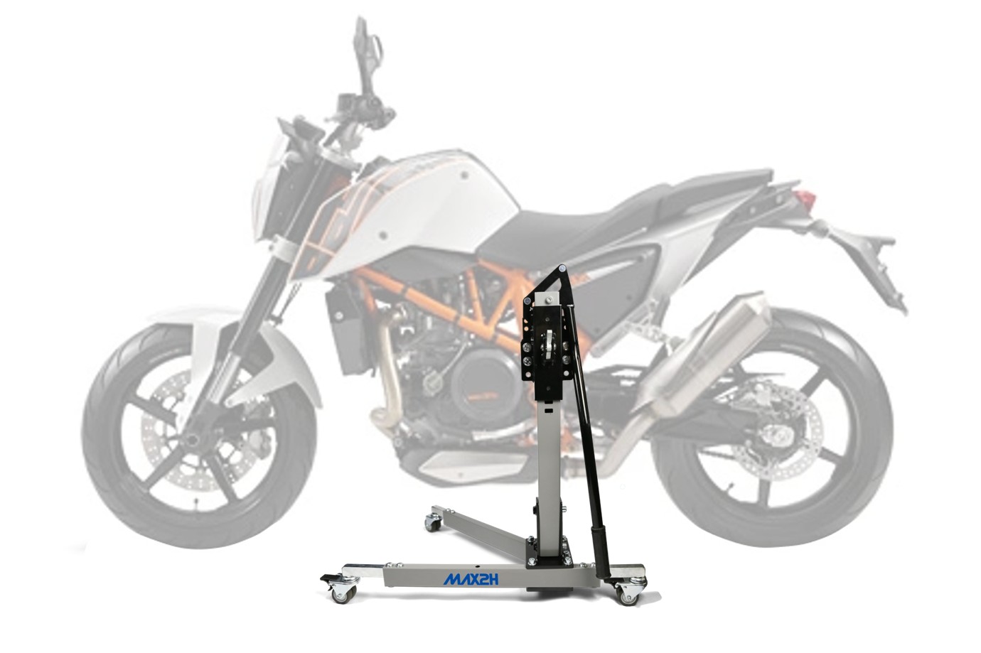 MAX2H Zentralständer EVOLIFT für KTM 690 DUKE (2012 - 2013) - grau