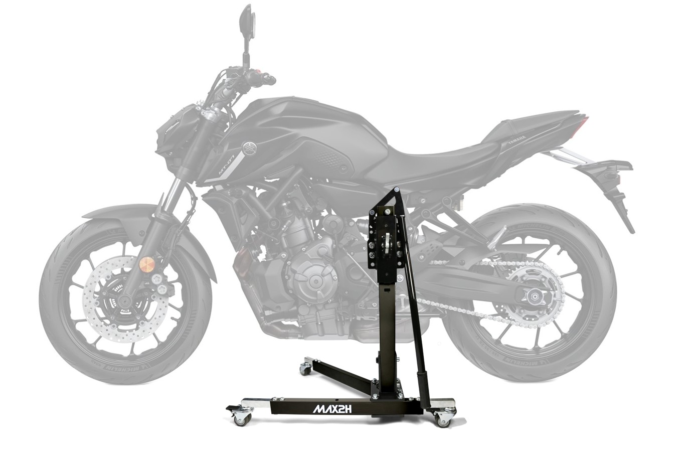 MAX2H® Zentralständer für YAMAHA MT-07 PURE (2023 - ) - schwarz