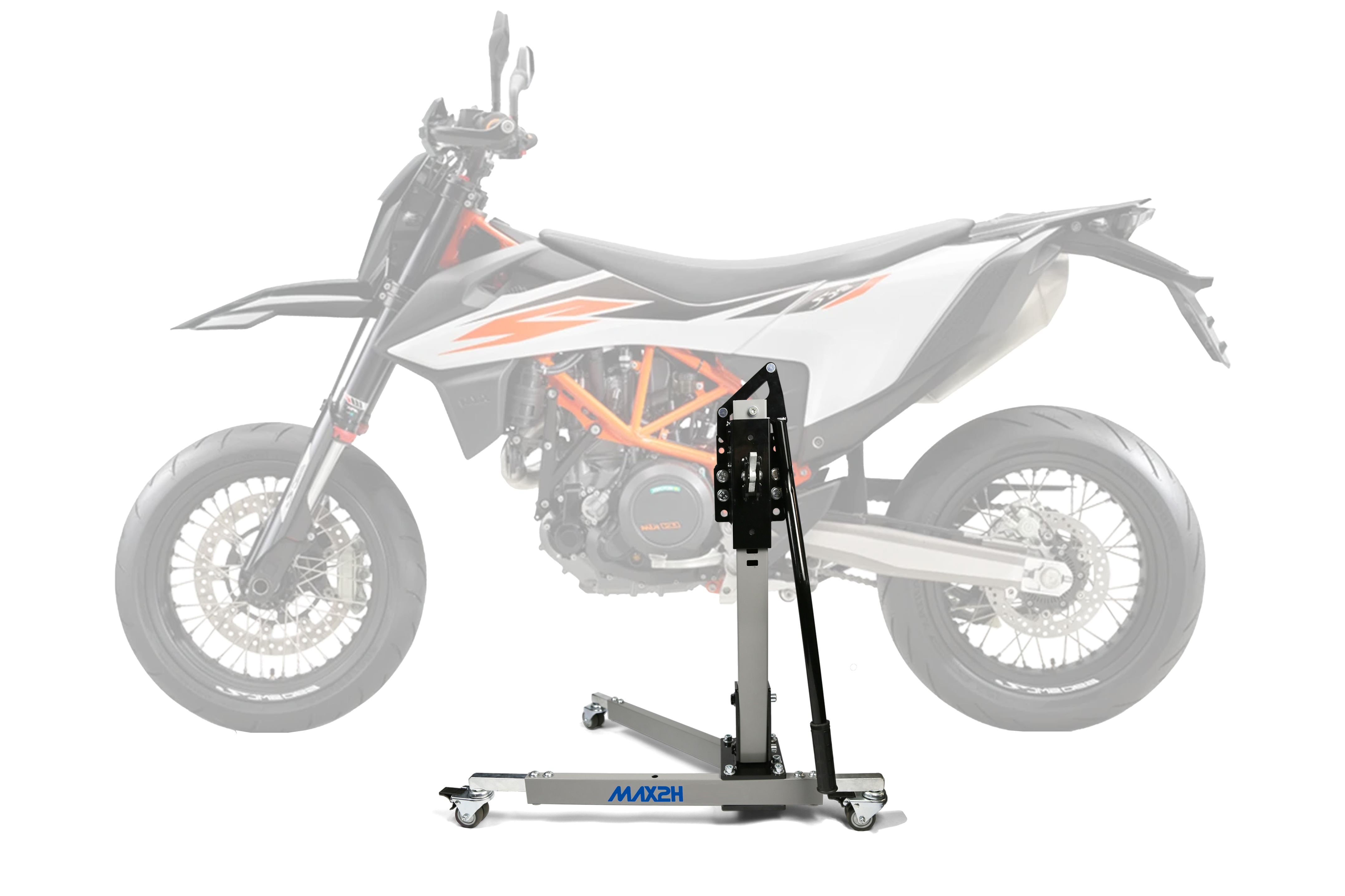 MAX2H Zentralständer EVOLIFT für KTM 690 SMC R (2019 - 2020) - grau