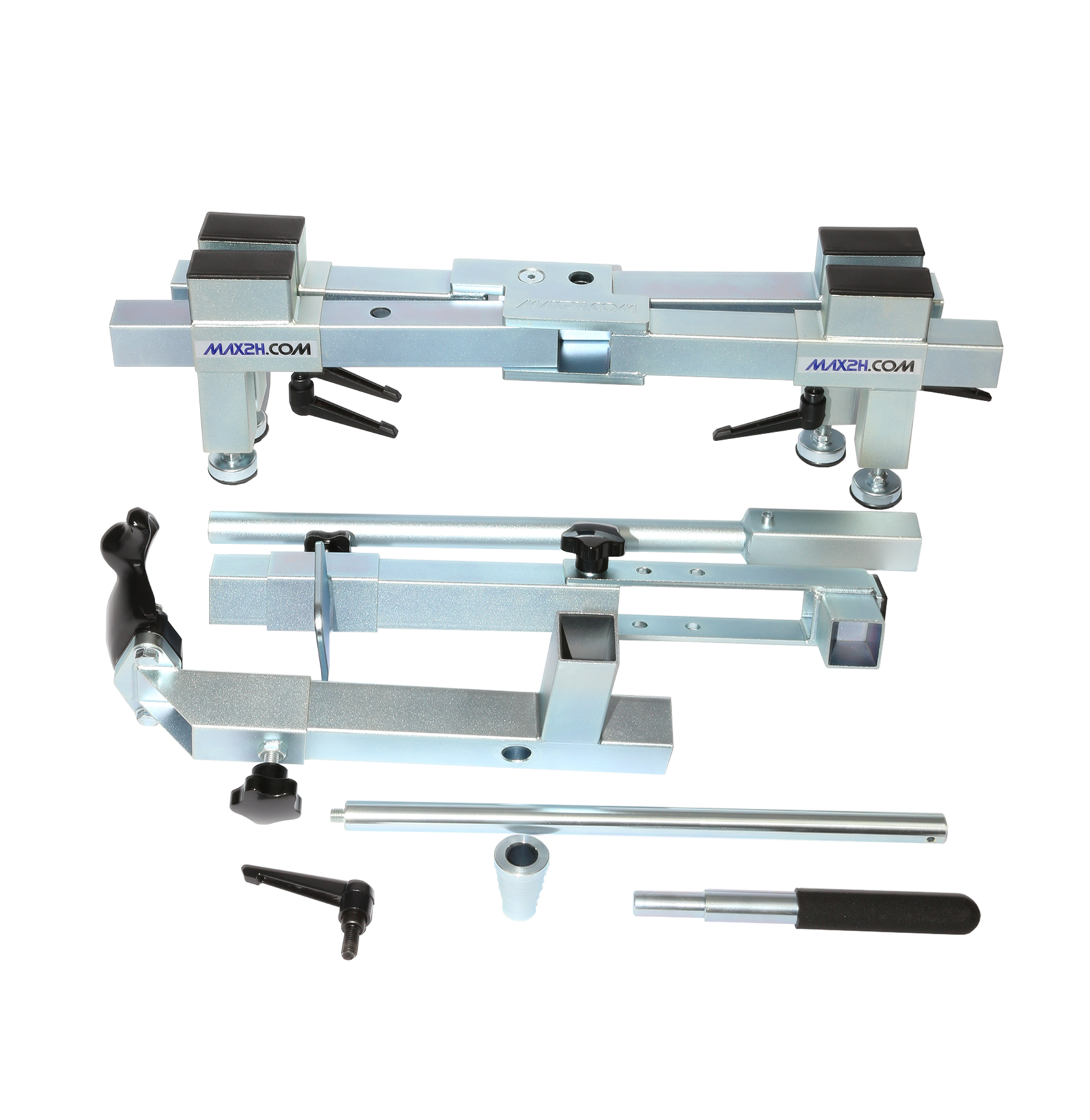 MAX2H® Reifenmontiergerät MG-2 mit Wuchtbock und Starterpaket (Klebegewicht schwarz)