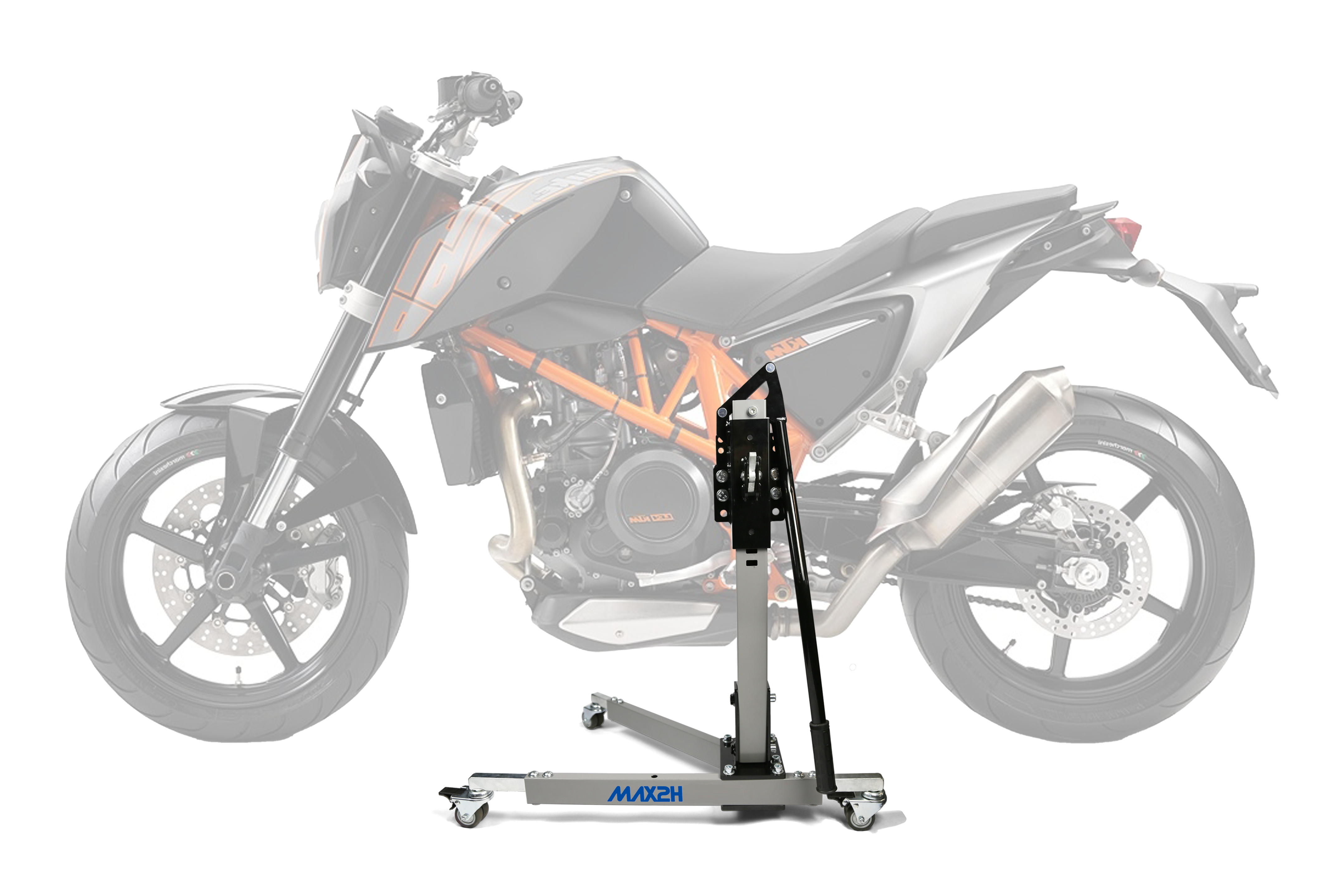MAX2H Zentralständer EVOLIFT für KTM 690 DUKE (2012 - 2013) - grau