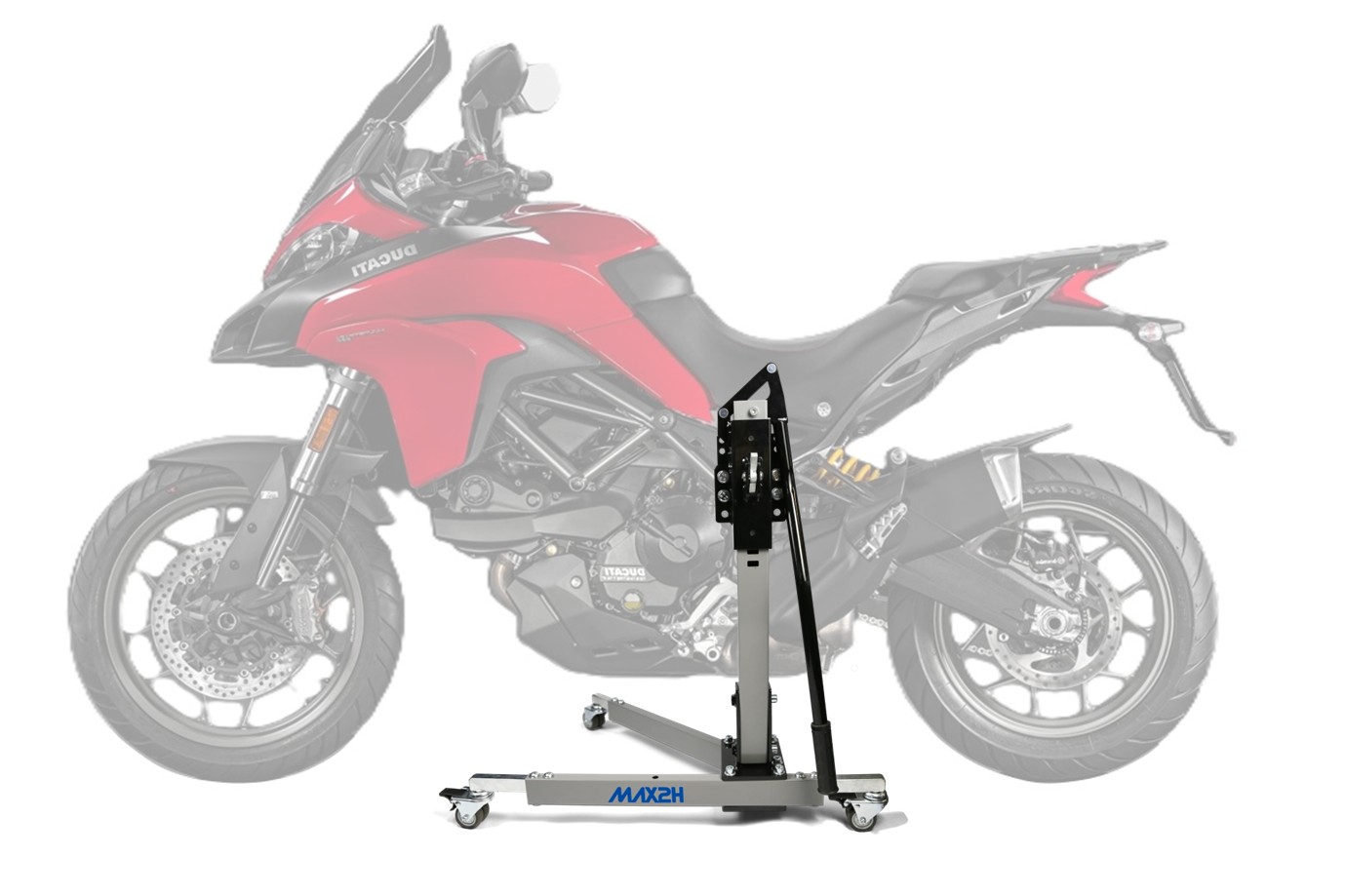 MAX2H® Zentralständer für DUCATI MULTISTRADA 950 (EURO 4) (2017 - 2018) - grau