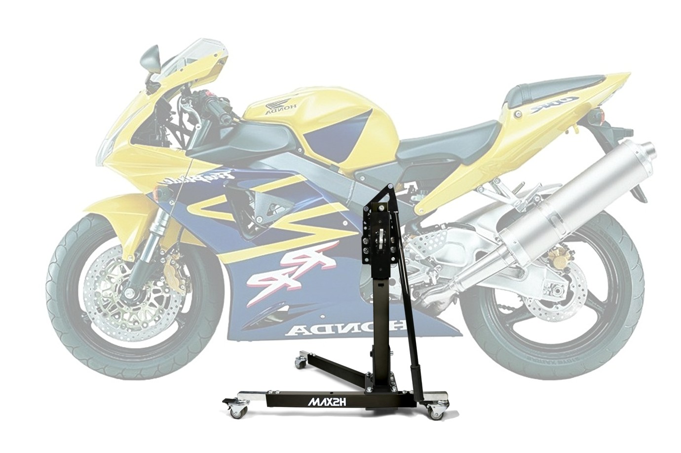 MAX2H® Zentralständer für HONDA CBR 900 RR FIREBLADE (2002 - 2003) - schwarz