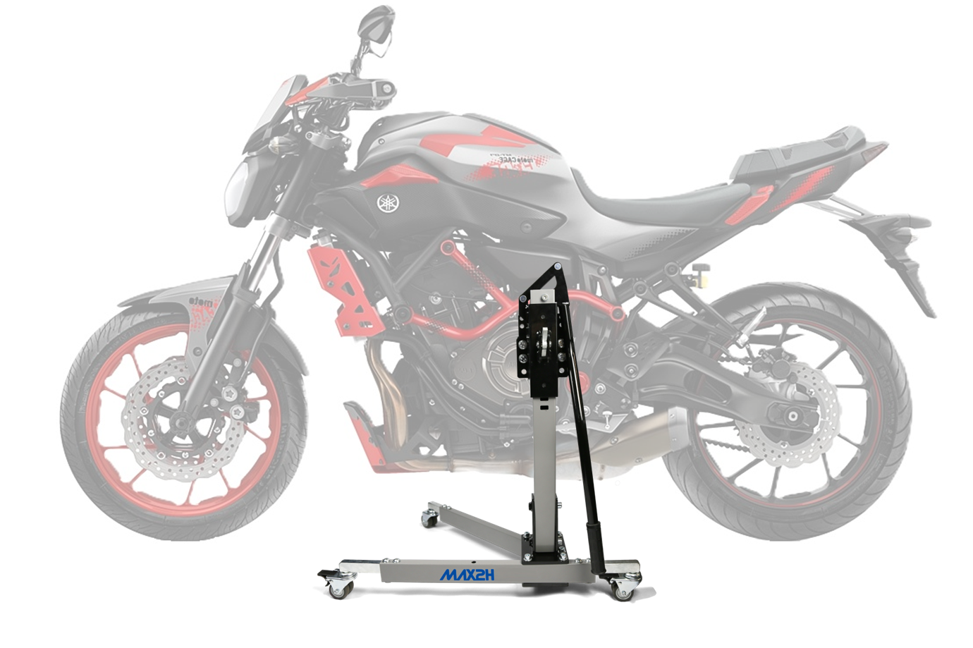 MAX2H Zentralständer EVOLIFT für YAMAHA MT-07/ABS/MOTO CAGE (2014 - 2016) - grau