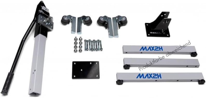 MAX2H® Zentralständer mit Rollen - rot MAX2H® Zentralständer mit Rollen - rot