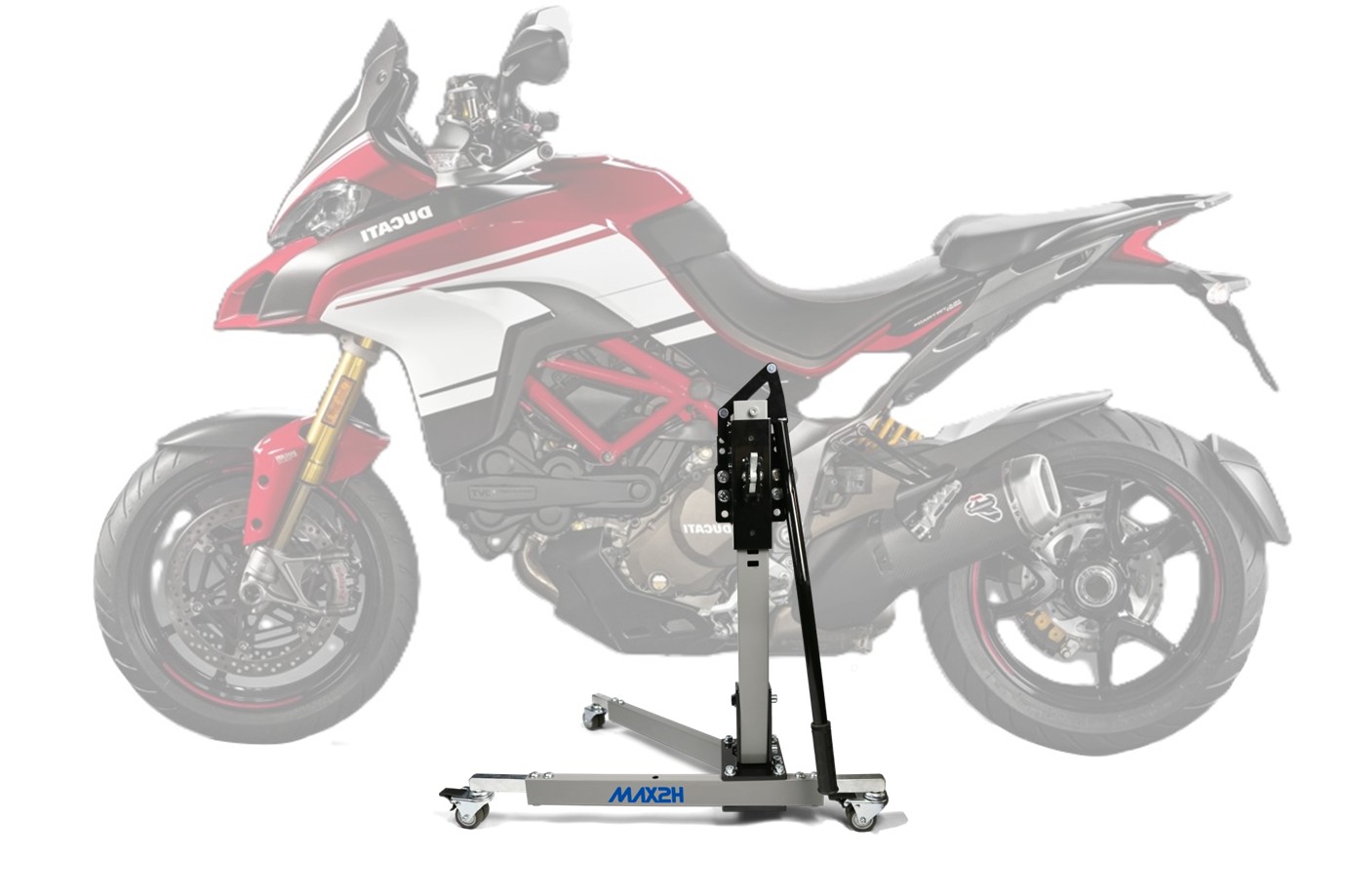 MAX2H® Zentralständer für DUCATI MULTISTRADA 1200 PIKES PEAK (2016 - 2017) - grau