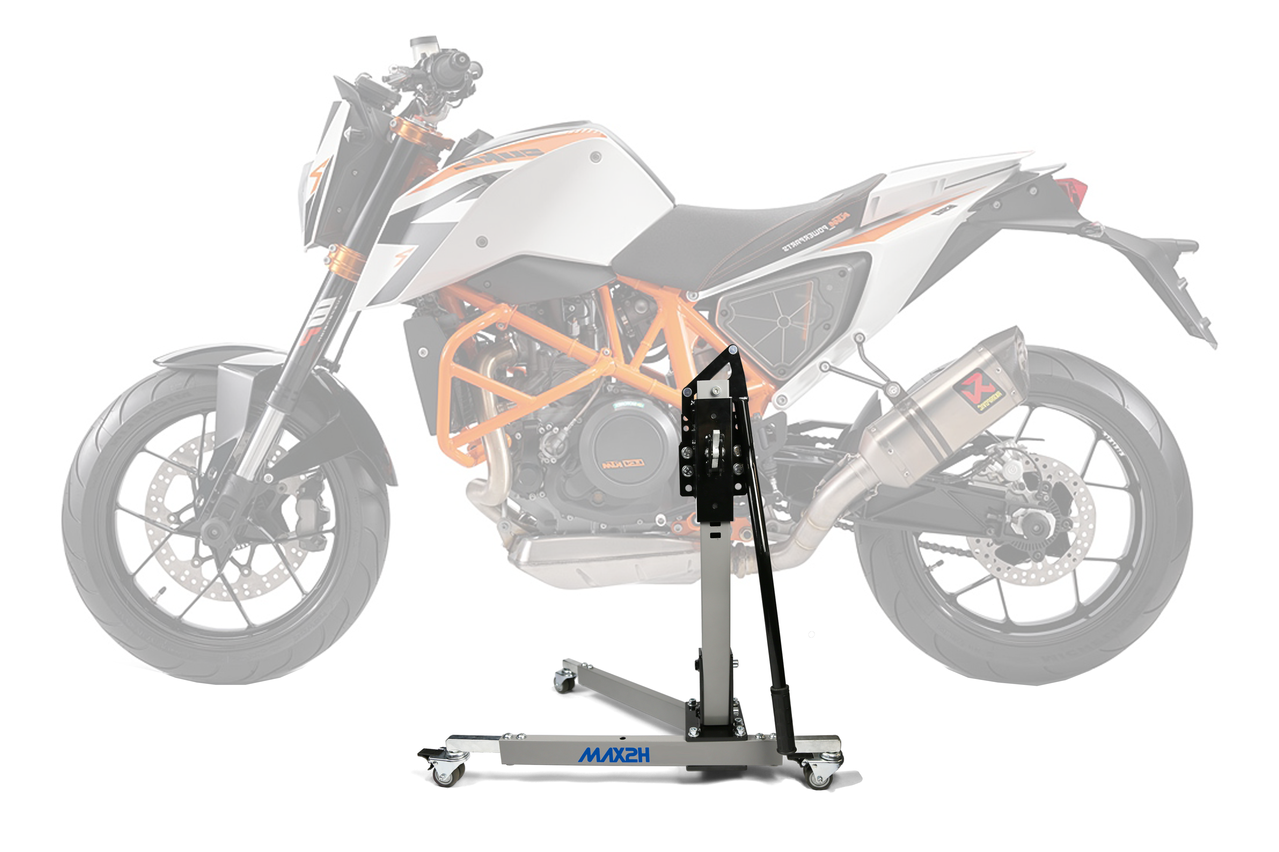 MAX2H Zentralständer EVOLIFT für KTM 690 DUKE R (2013 - 2015) - grau