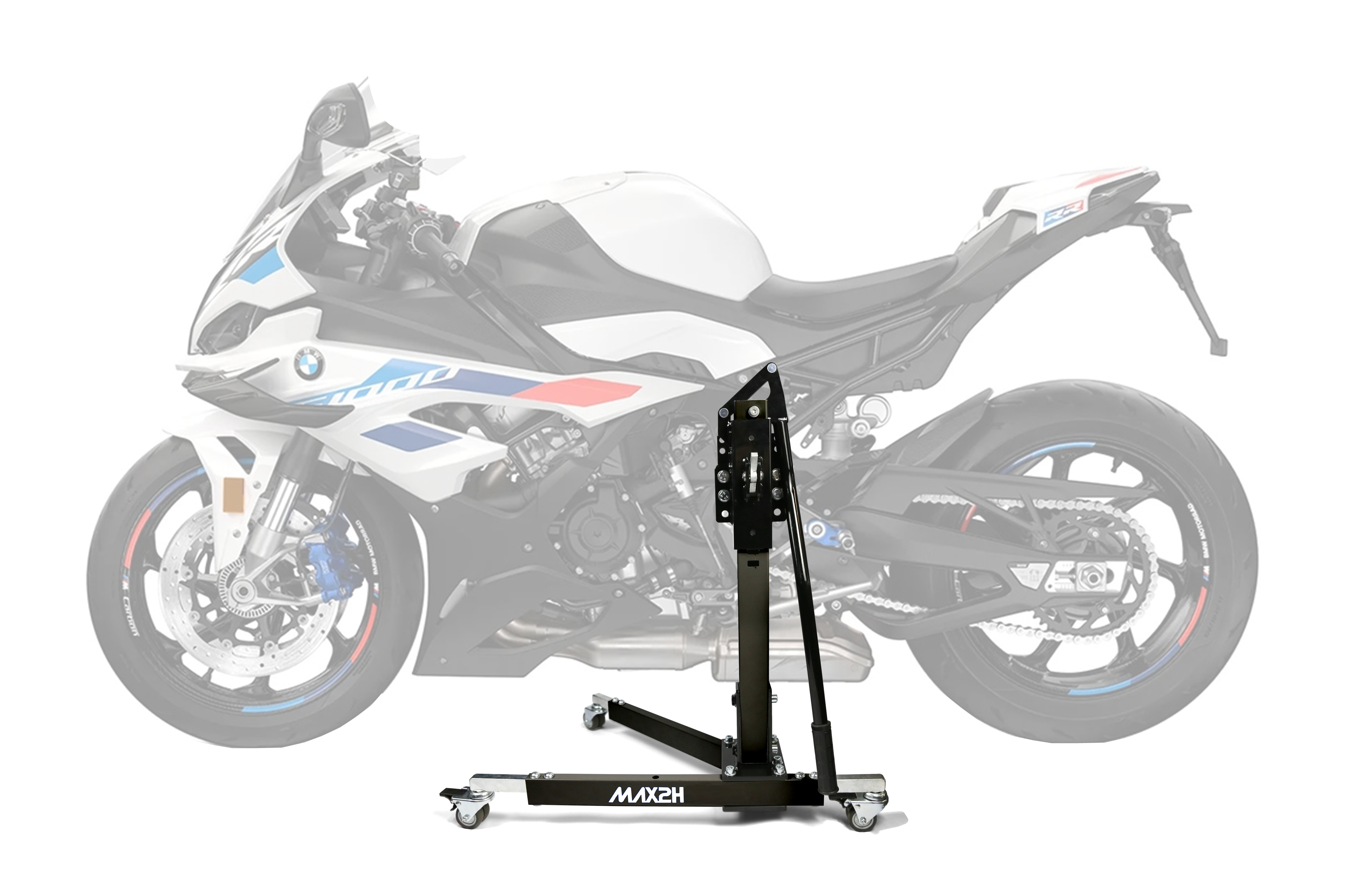MAX2H® Zentralständer für BMW S 1000 RR (EURO 5) (2023 -) - schwarz