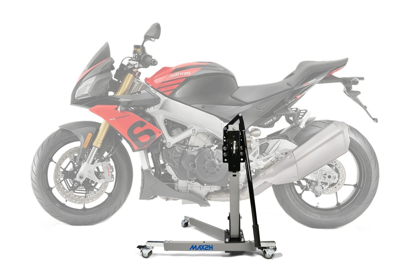 MAX2H Zentralständer EVOLIFT für APRILIA TUONO V4 1100 RR (EURO 4) (2019 - 2020) - grau