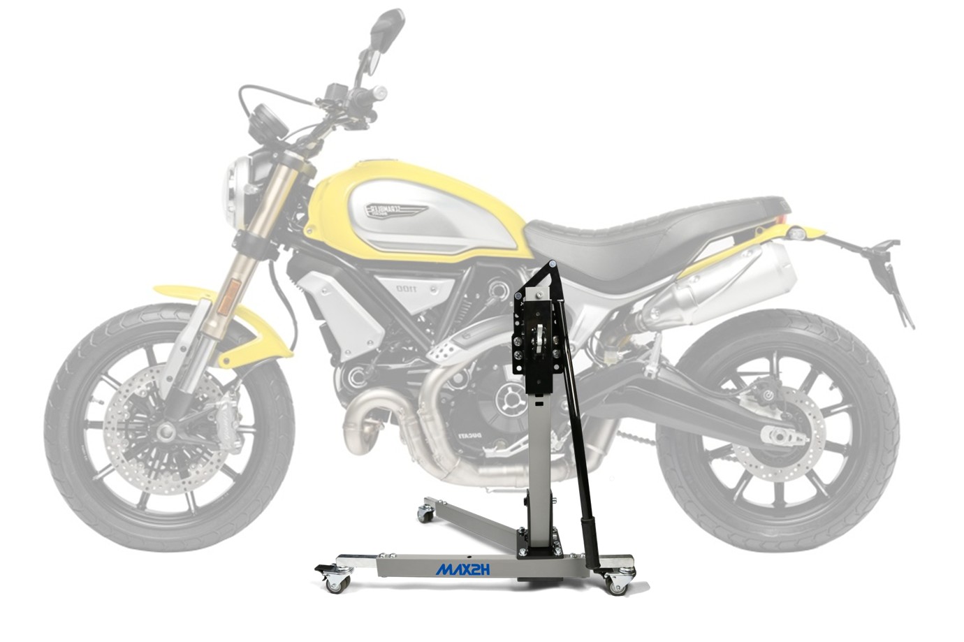 MAX2H® Zentralständer für DUCATI SCRAMBLER 1100 (2018 - 2020) - grau