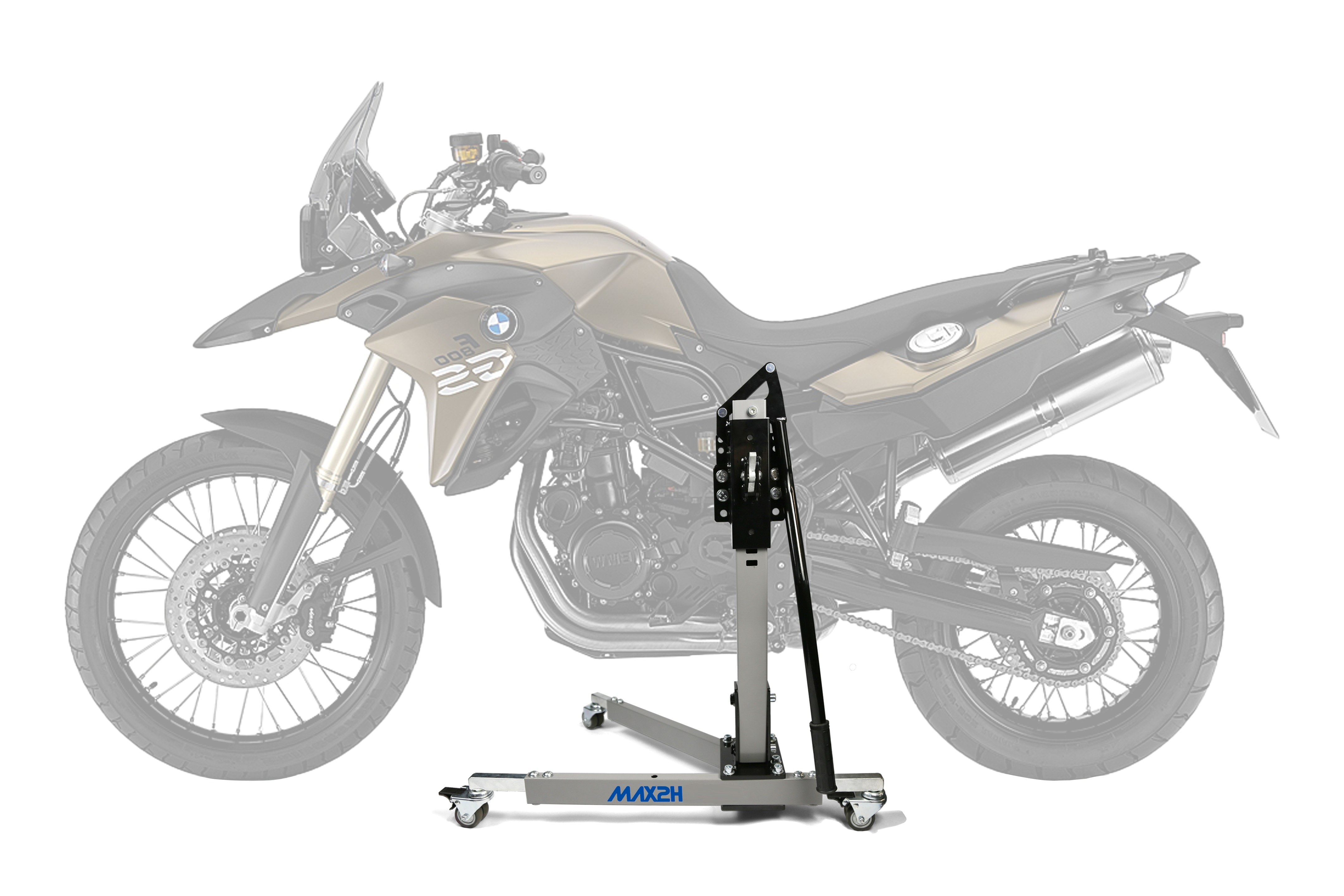 MAX2H Zentralständer EVOLIFT für BMW F 800 GS (2013 - 2016) - grau