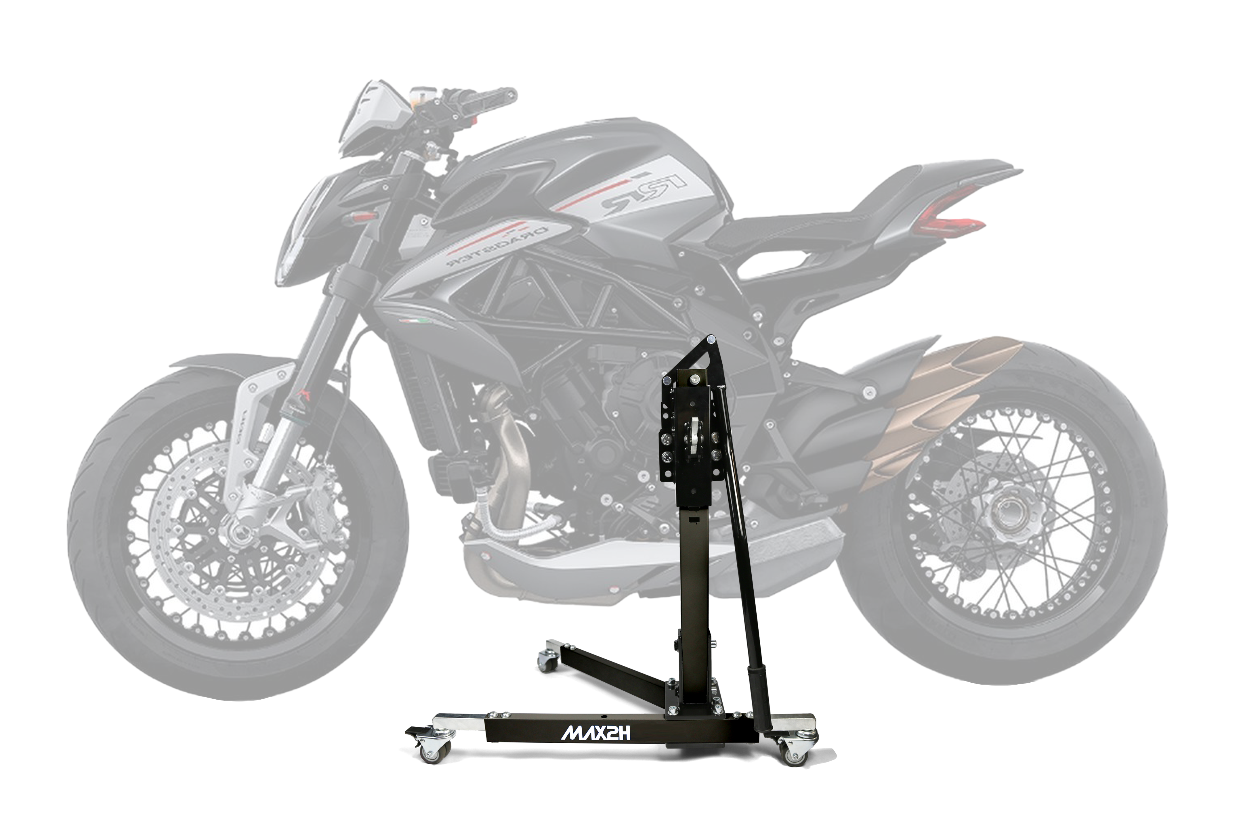 MAX2H® Zentralständer für MV Agusta DRAGSTER 800 RR/RR SCS/RC SCS (2023 - ) - schwarz