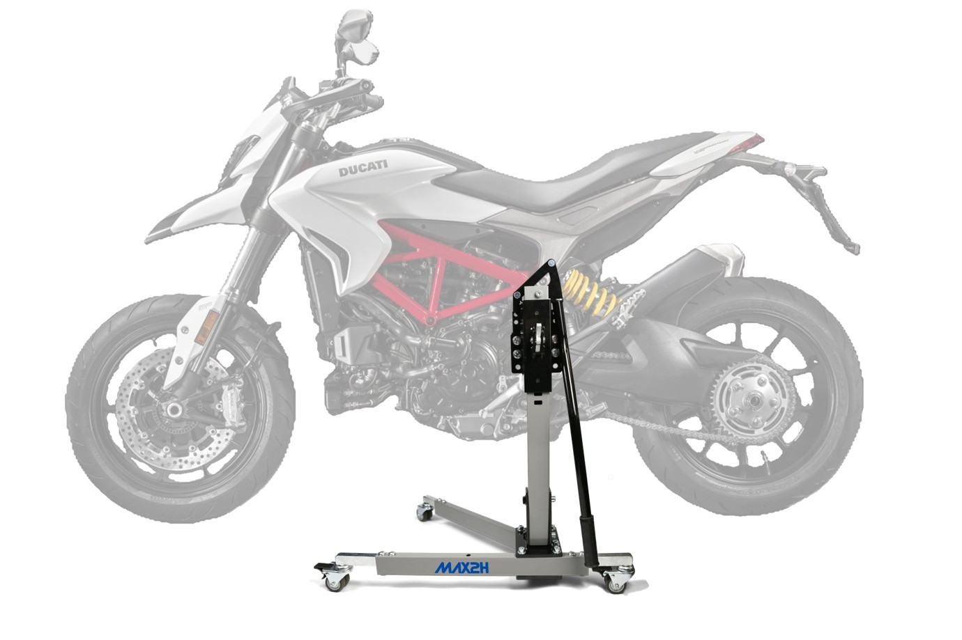 MAX2H Zentralständer EVOLIFT für DUCATI HYPERMOTARD 939/SP (EURO 4) (2016 - 2018) - grau