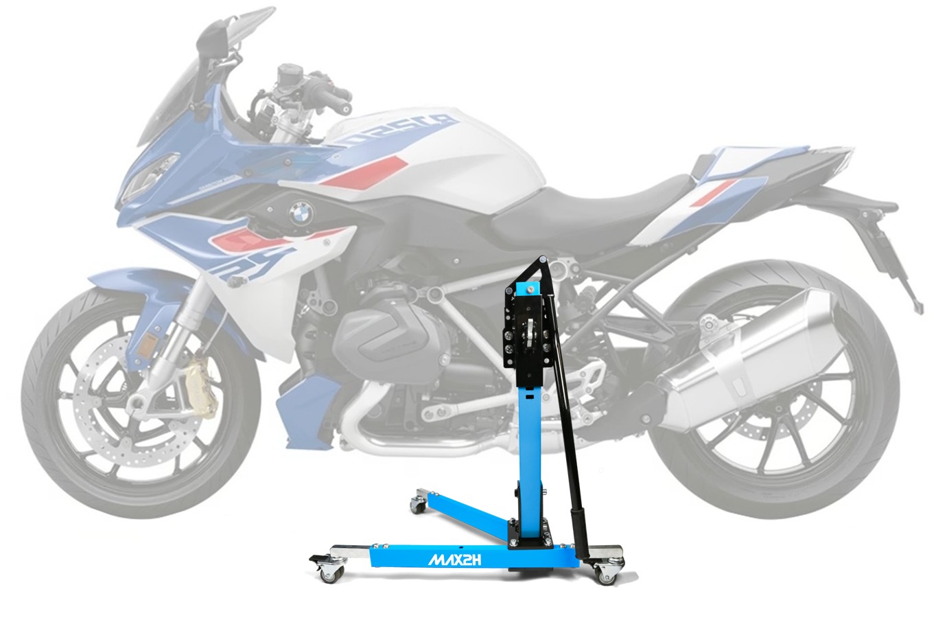 MAX2H® Zentralständer für BMW R 1250 RS (EURO 5) (2021 - 2022) - blau
