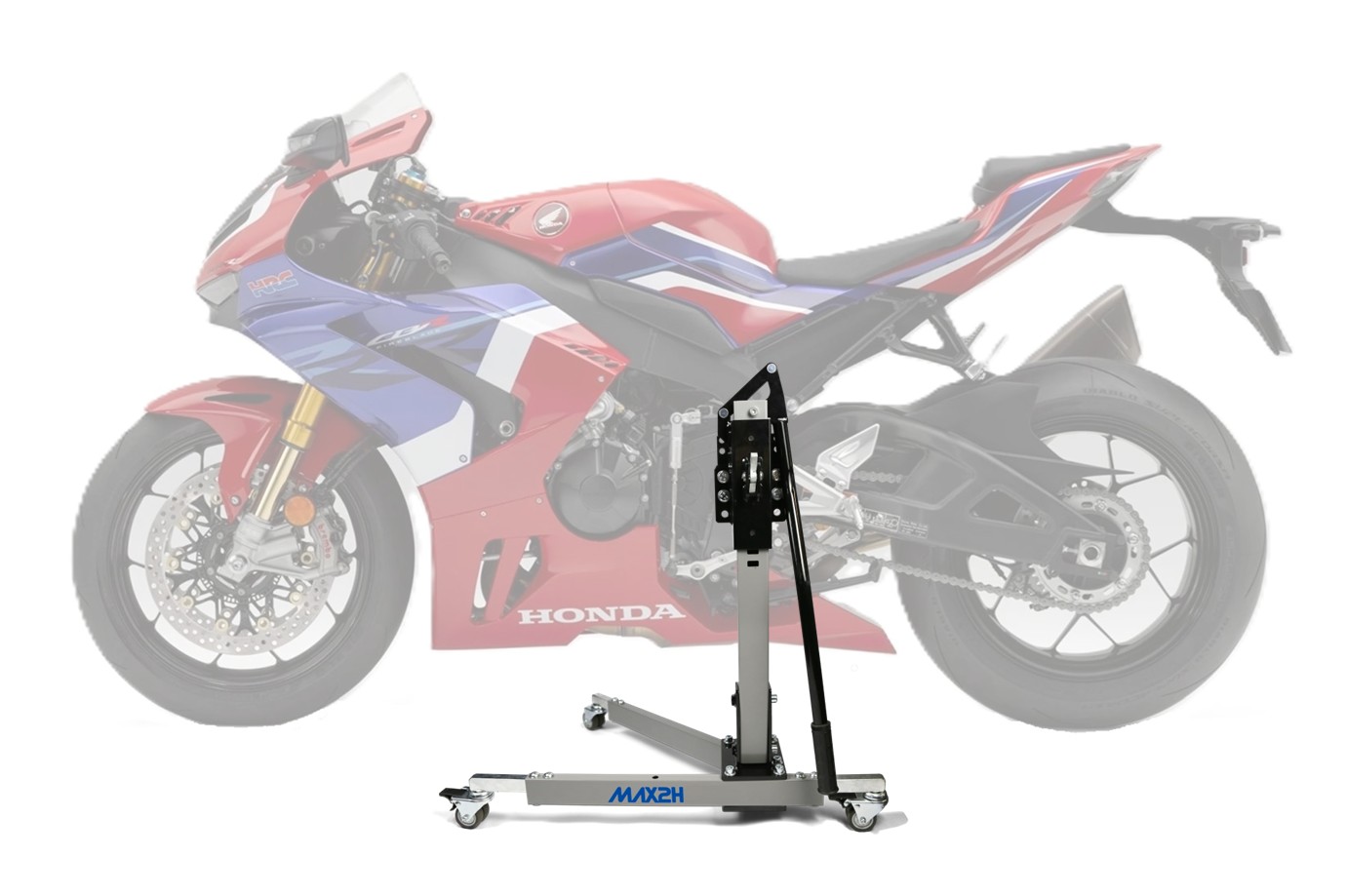 MAX2H Zentralständer EVOLIFT für HONDA CBR 1000 RR-R FIREBLADE SP (EURO 5) (2020 - 2021) - grau