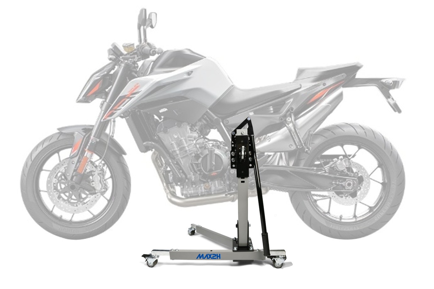 MAX2H Zentralständer EVOLIFT für KTM 790 DUKE (EURO 5+) (2024 - ) - grau