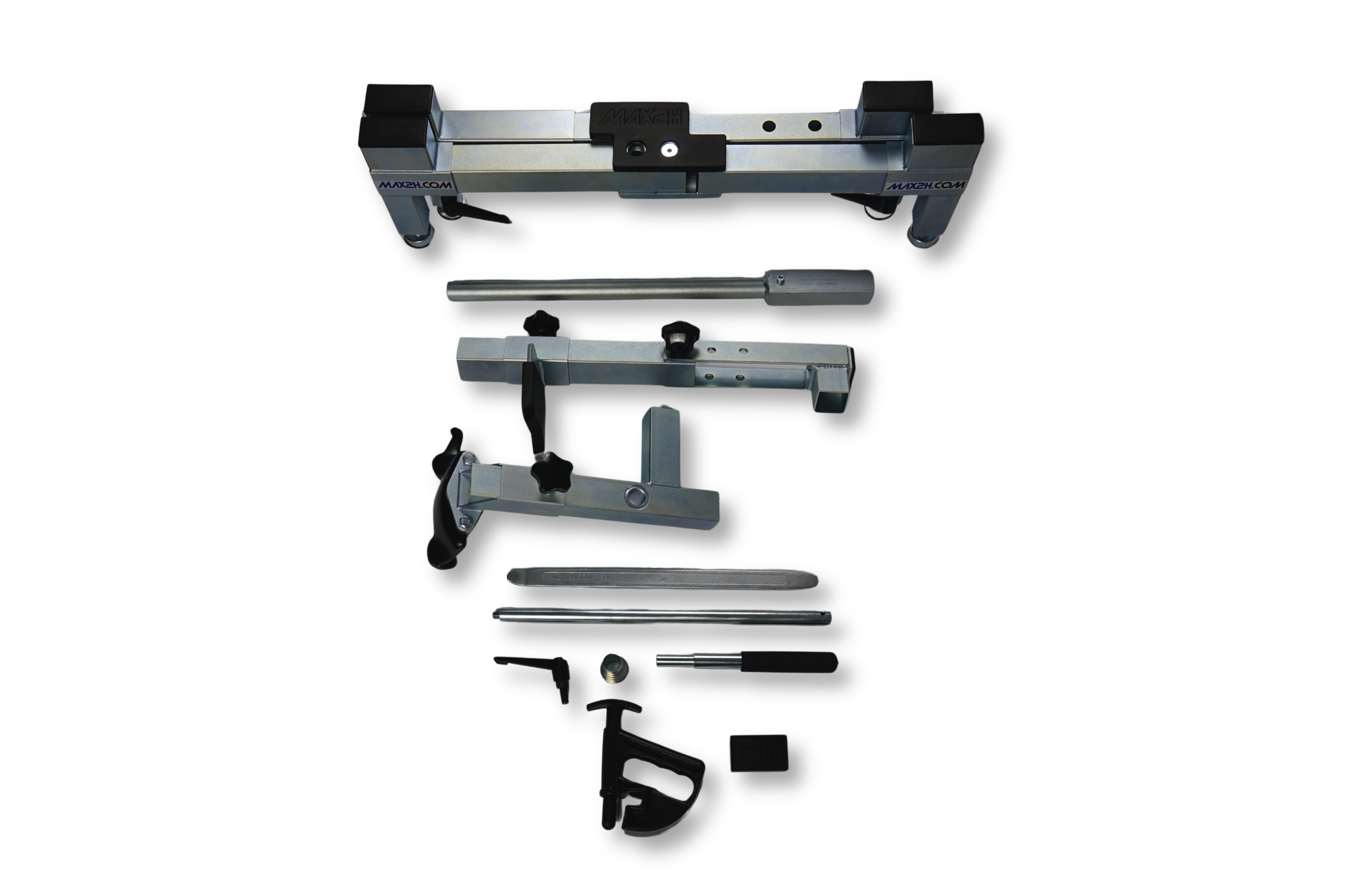 MAX2H® Reifenmontiergerät MG-2 Plus mit Wuchtbock und Starterpaket (Klebegewicht grau) und Tasche